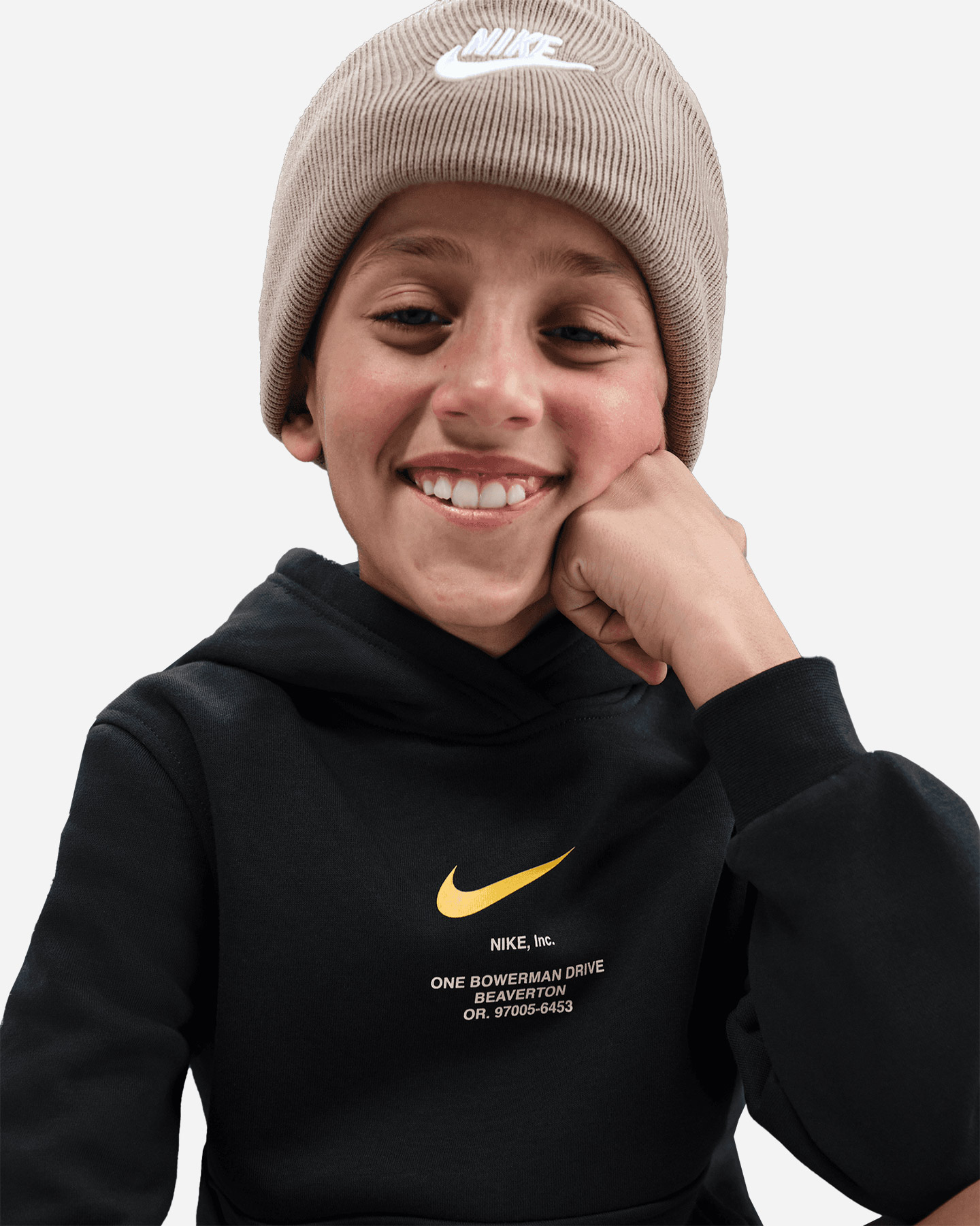 Felpa NIKE PRINT BACK JR - Nero - 3 | Cisalfa Sport