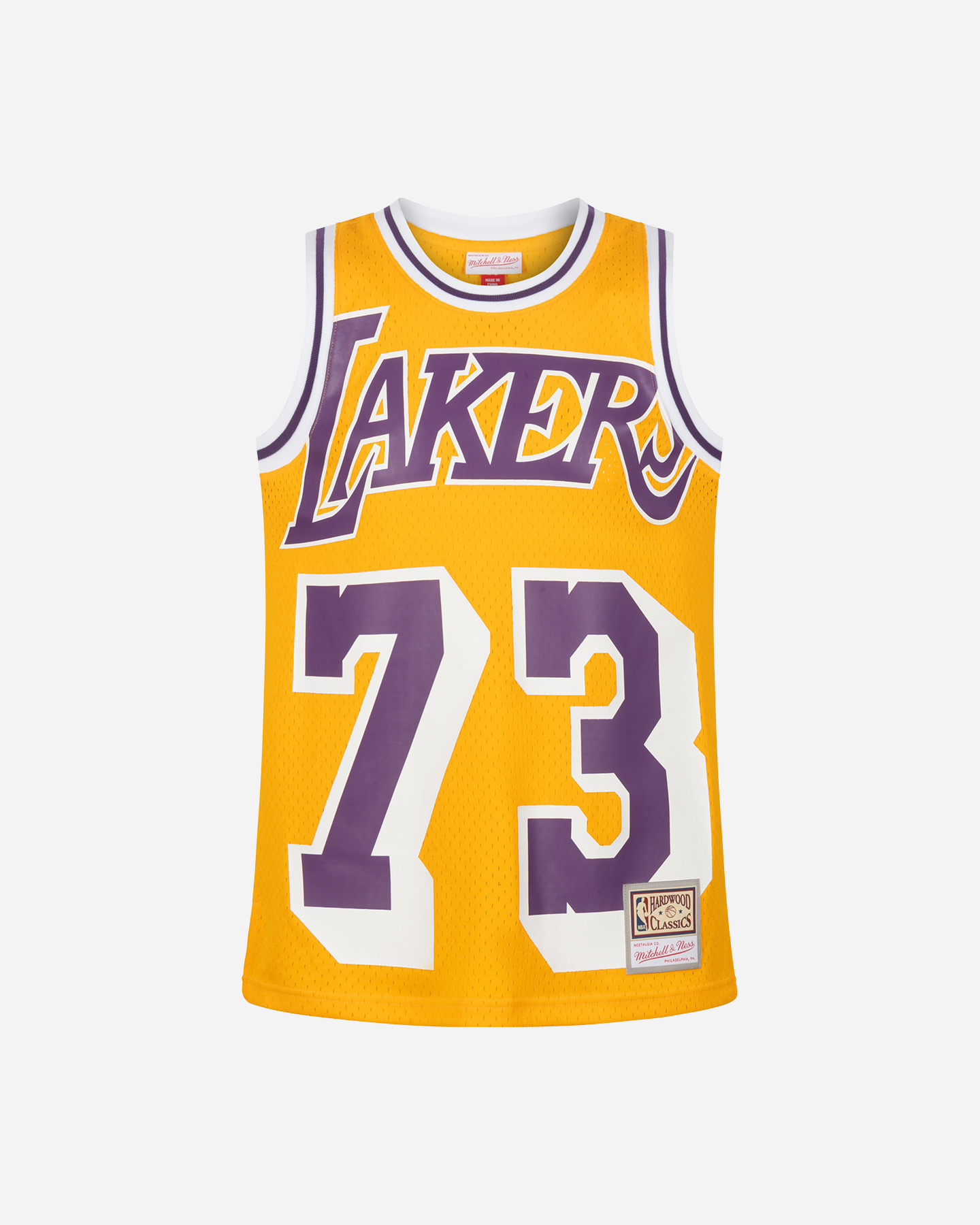 Canotta basket MITCHELL&NESS NBA LAKERS 1998 DENNIS RODMAN M - Giallo - 0 | Cisalfa Sport