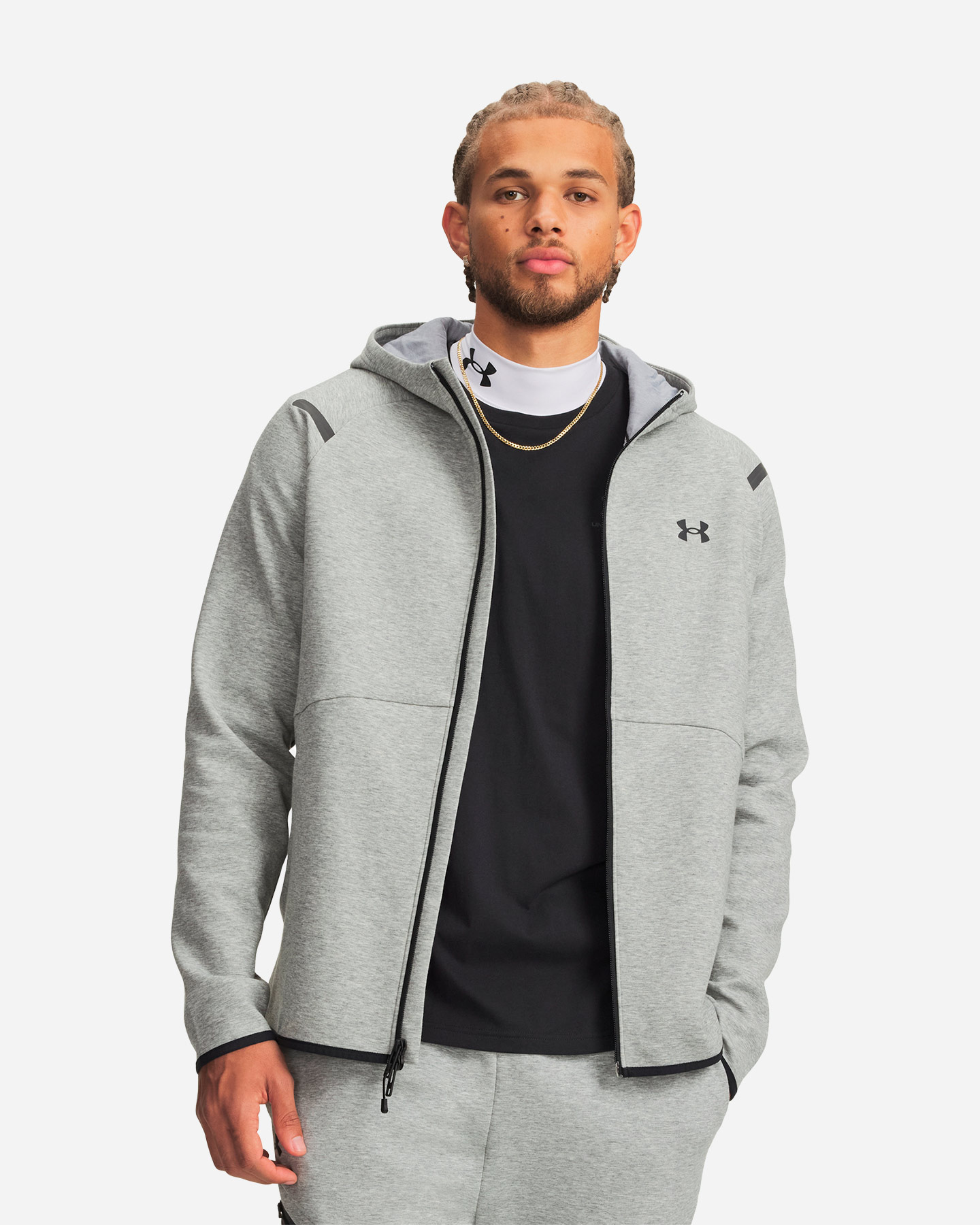 Felpa UNDER ARMOUR UNSTOPPABLE M - Bianco - 0 | Cisalfa Sport