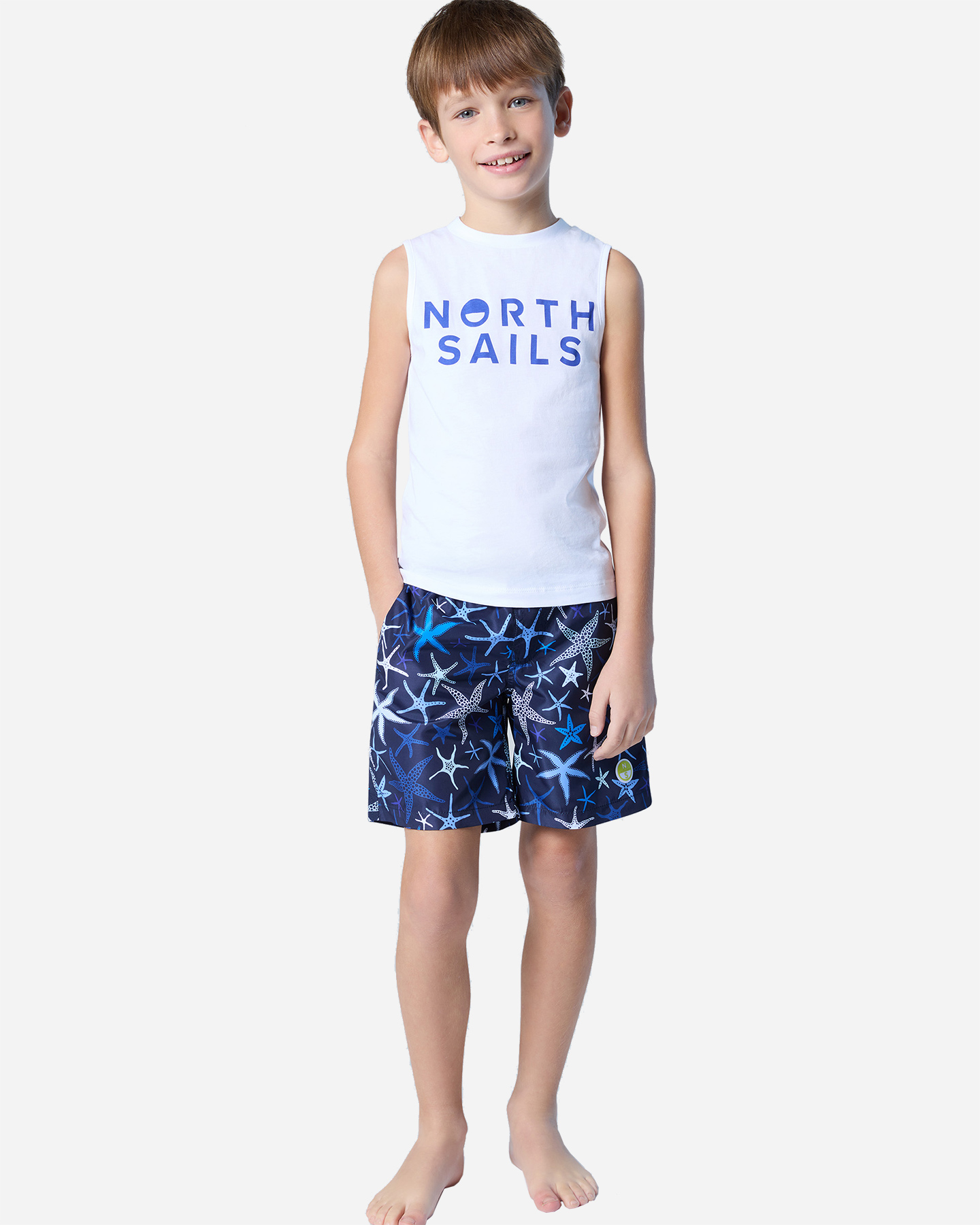 Canotta NORTH SAILS LOGO EXTENDED JR - Bianco - 5 | Cisalfa Sport