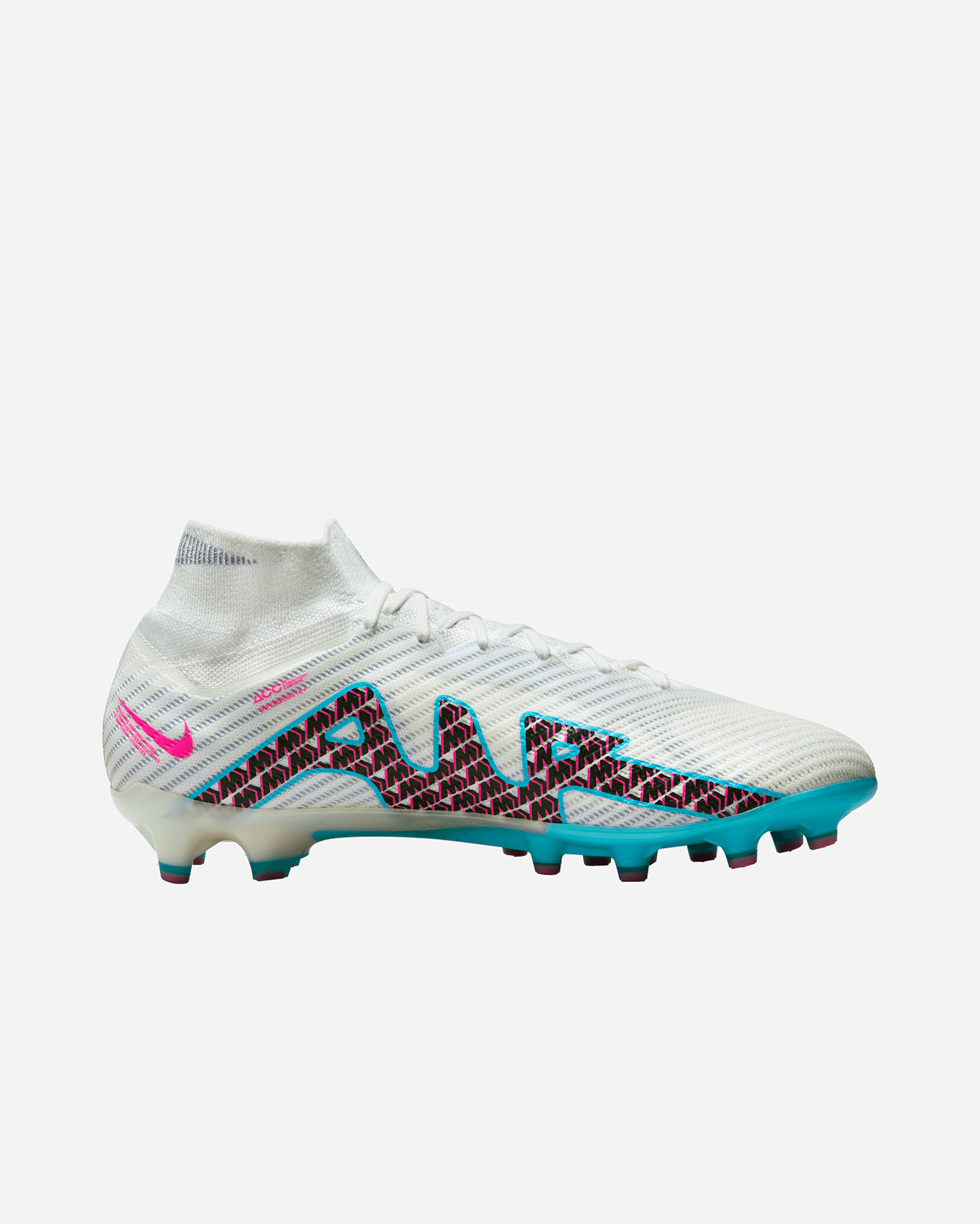 Scarpe calcio NIKE ZOOM SUPERFLY 9 ELITE AG-PRO M - Bianco - 4 | Cisalfa Sport