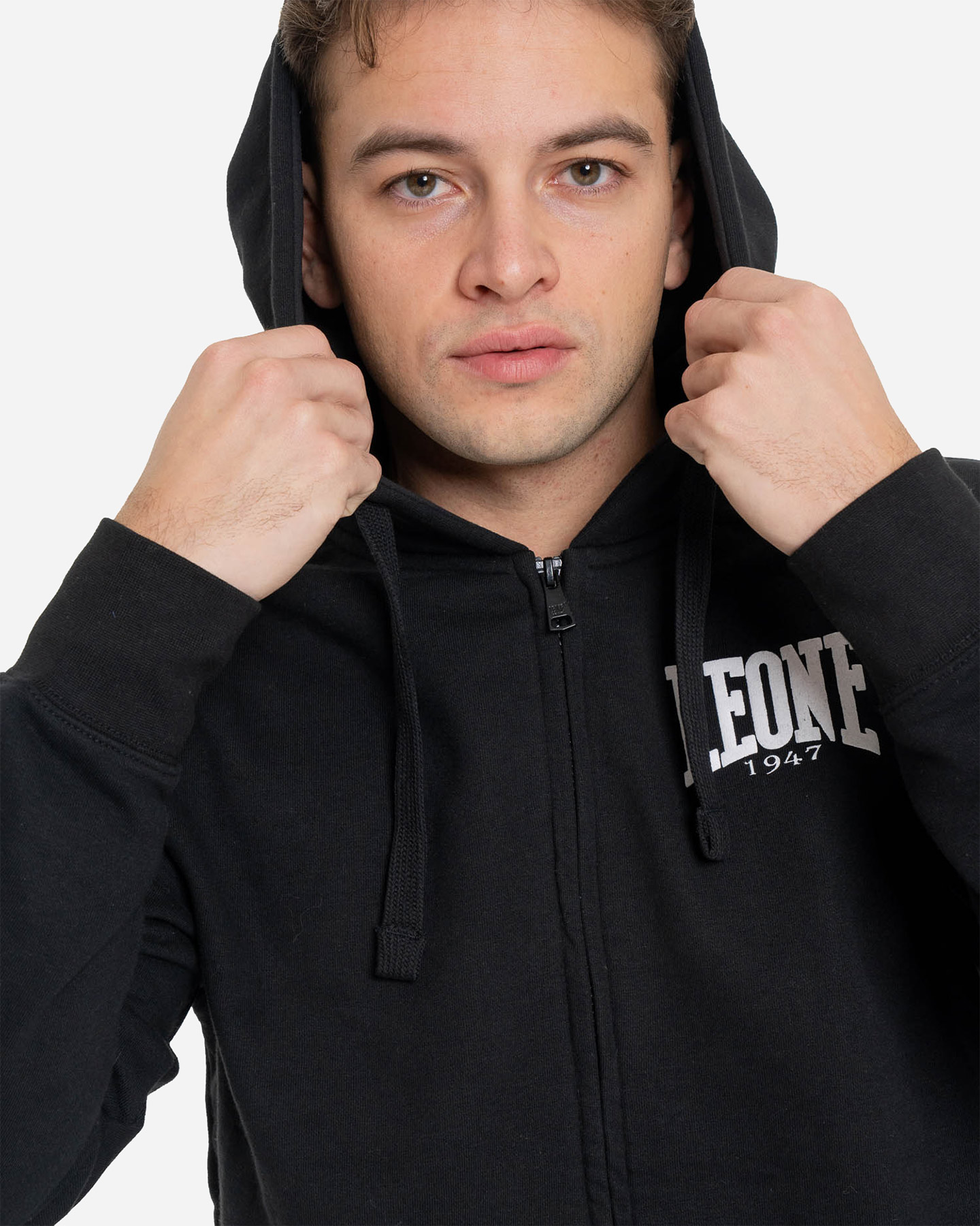 Felpa LEONE BASIC M - Nero - 4 | Cisalfa Sport