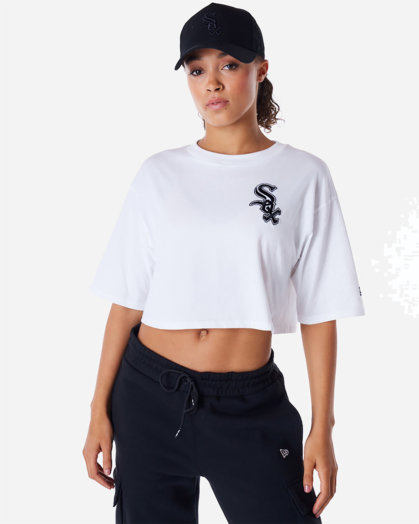 T-shirt NEW ERA CROP CHICAGO BULLS W - Bianco - 0 | Cisalfa Sport