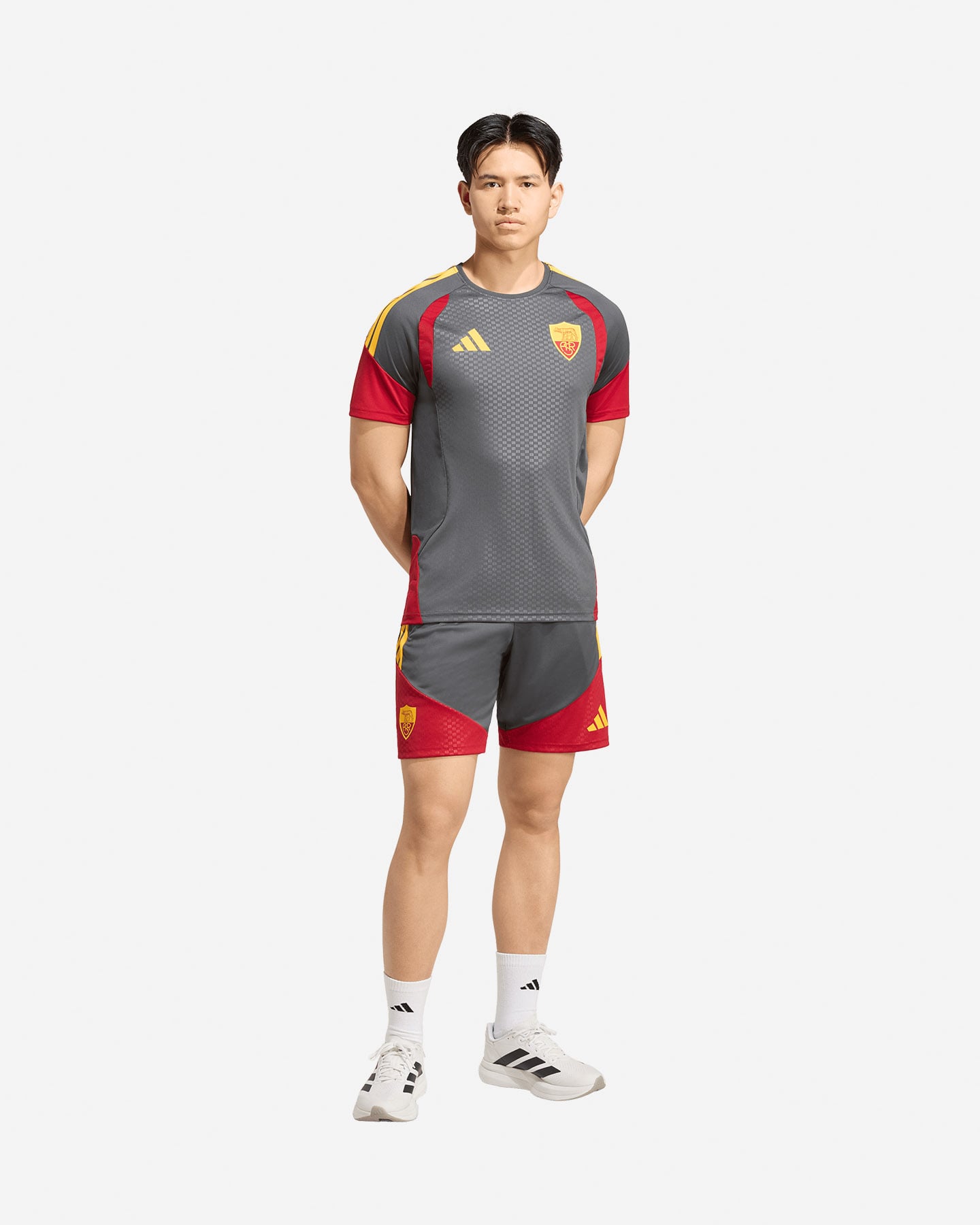 Abbigliamento calcio ufficiale ADIDAS AS ROMA TIRO26 COMPETITION TRAINING 26-27 M - 4 | Cisalfa Sport