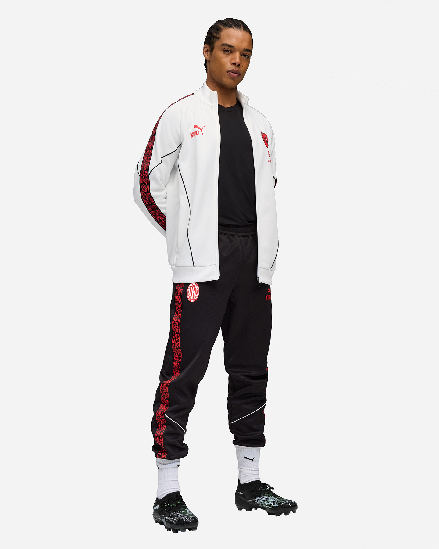 Abbigliamento calcio ufficiale PUMA MILAN KING PREMATCH 25-26 M - Color mix - 4 | Cisalfa Sport