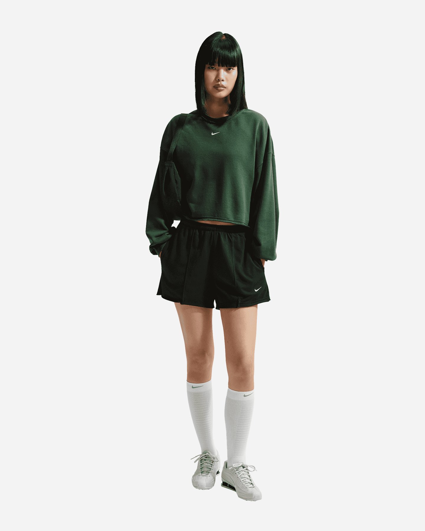 Pantaloncini NIKE CHILL SMALL LOGO W - Nero - 4 | Cisalfa Sport