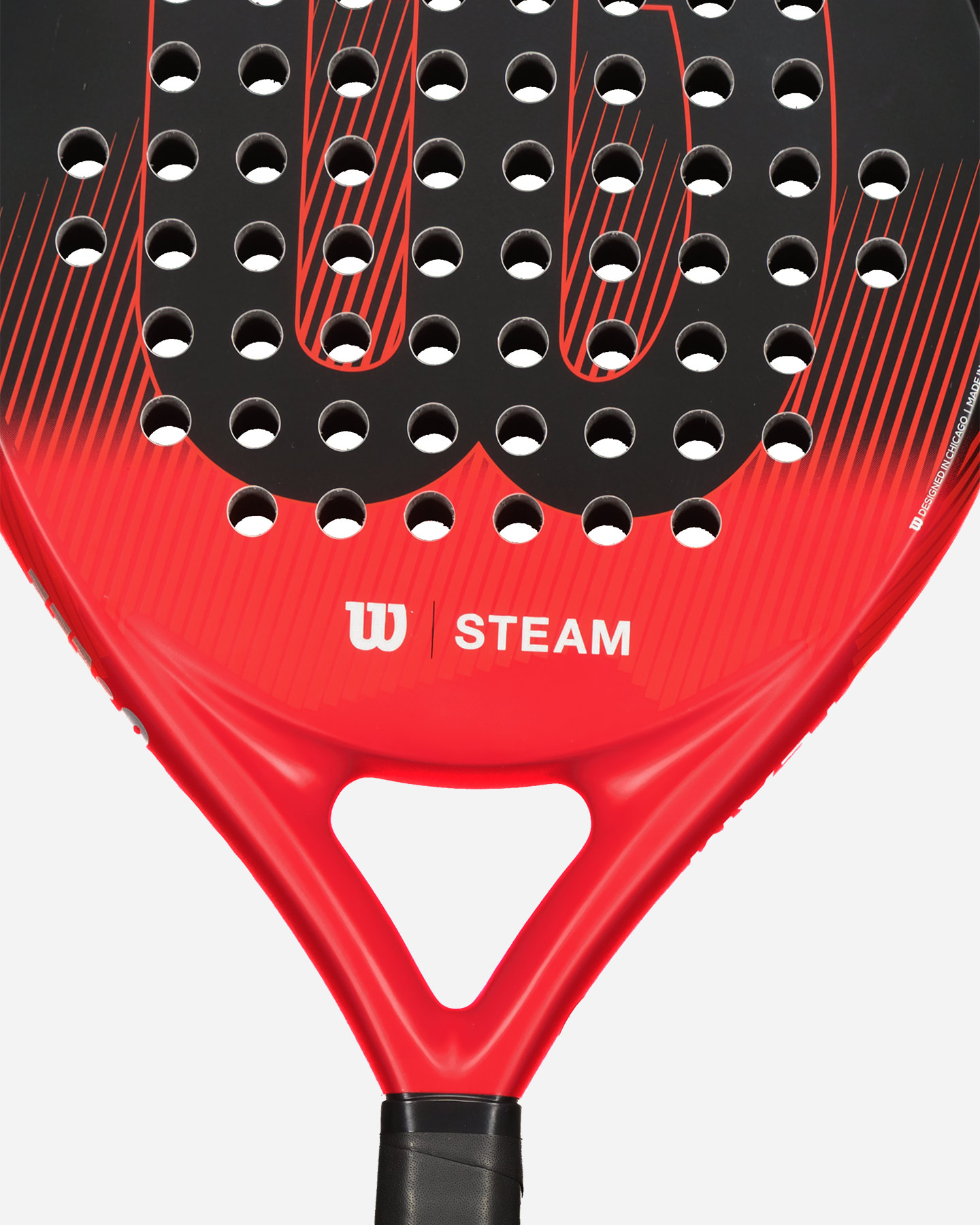 Racchetta padel intermedia WILSON STEAM PADEL  - Rosso - 3 | Cisalfa Sport