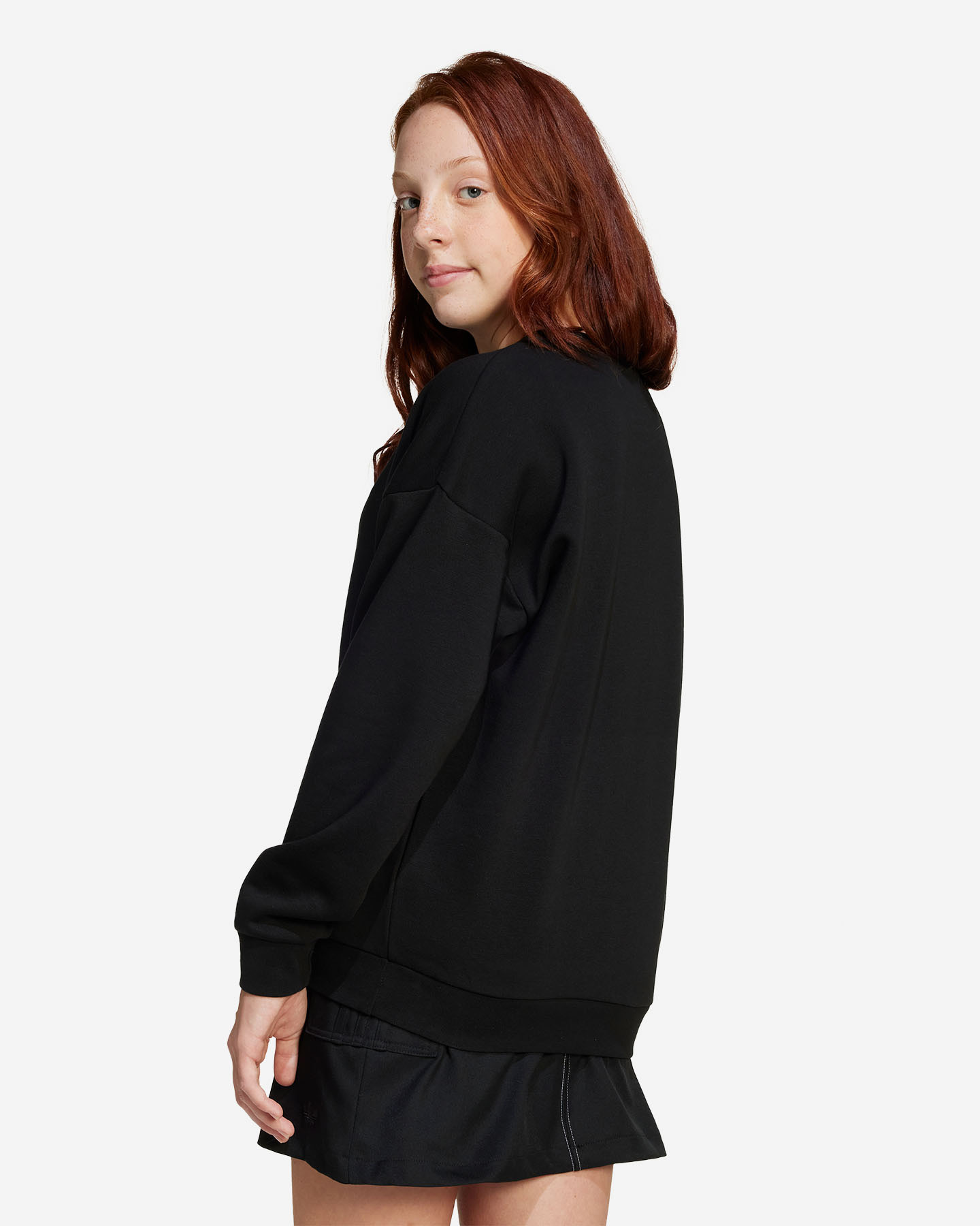 Felpa ADIDAS SMALL LOGO JR - Nero - 2 | Cisalfa Sport