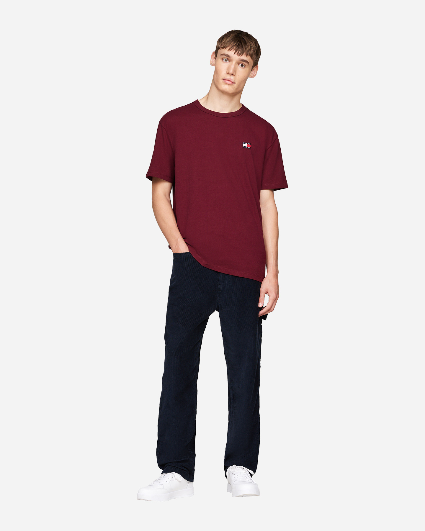 T-shirt TOMMY HILFIGER BADGE M - Rosso - 1 | Cisalfa Sport