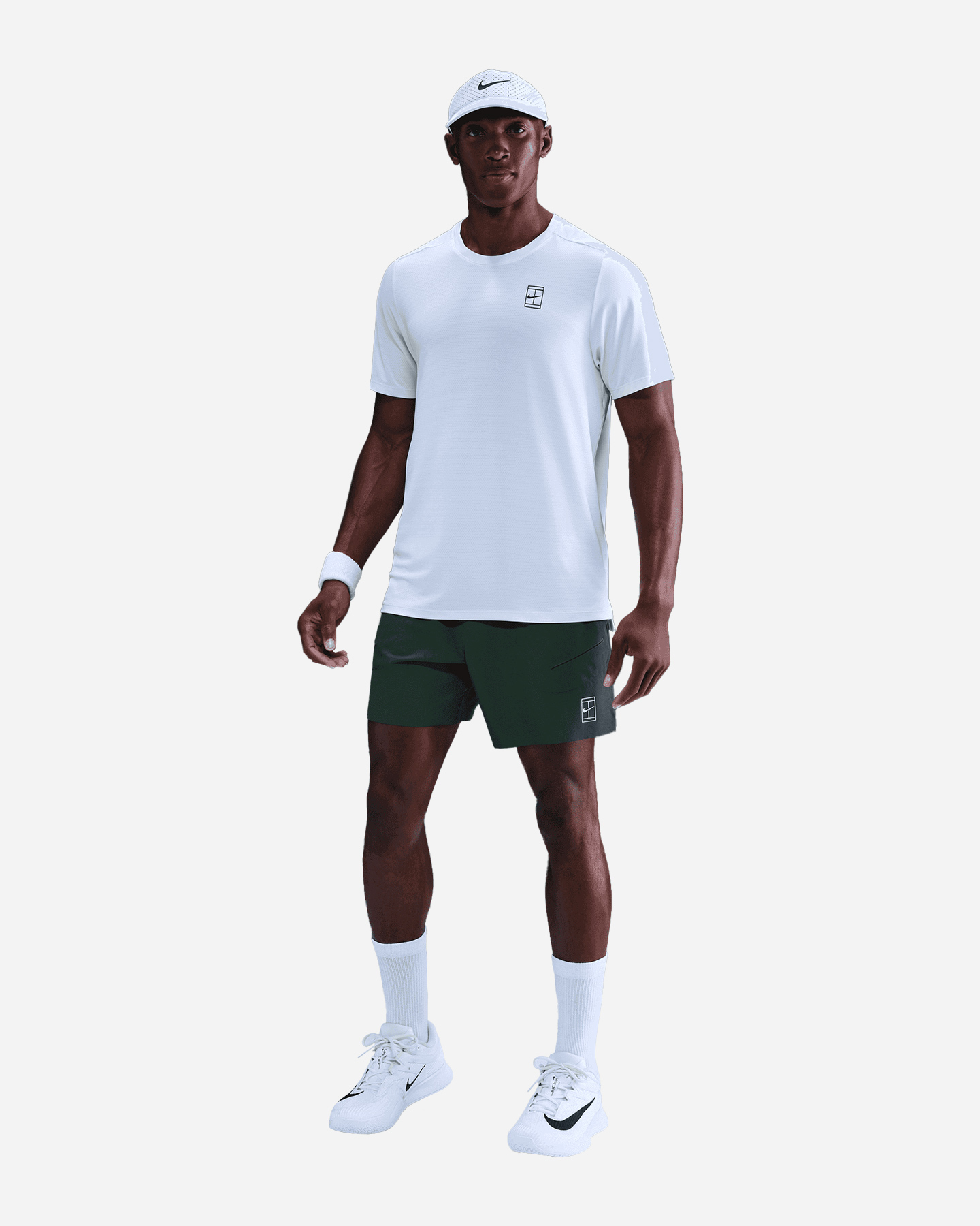 Pantaloncini tennis NIKE ADVANTAGE CARLOS M - Verde - 4 | Cisalfa Sport