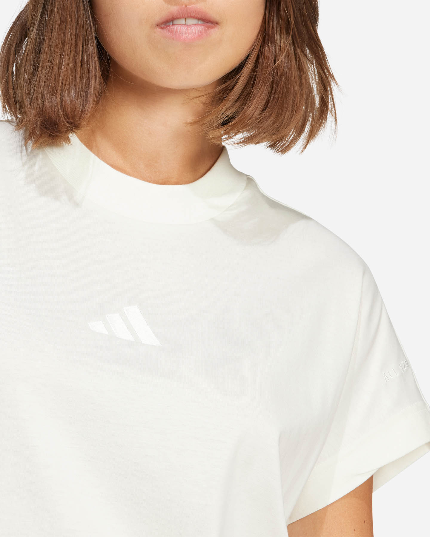 T-shirt ADIDAS SZN W - Bianco - 5 | Cisalfa Sport