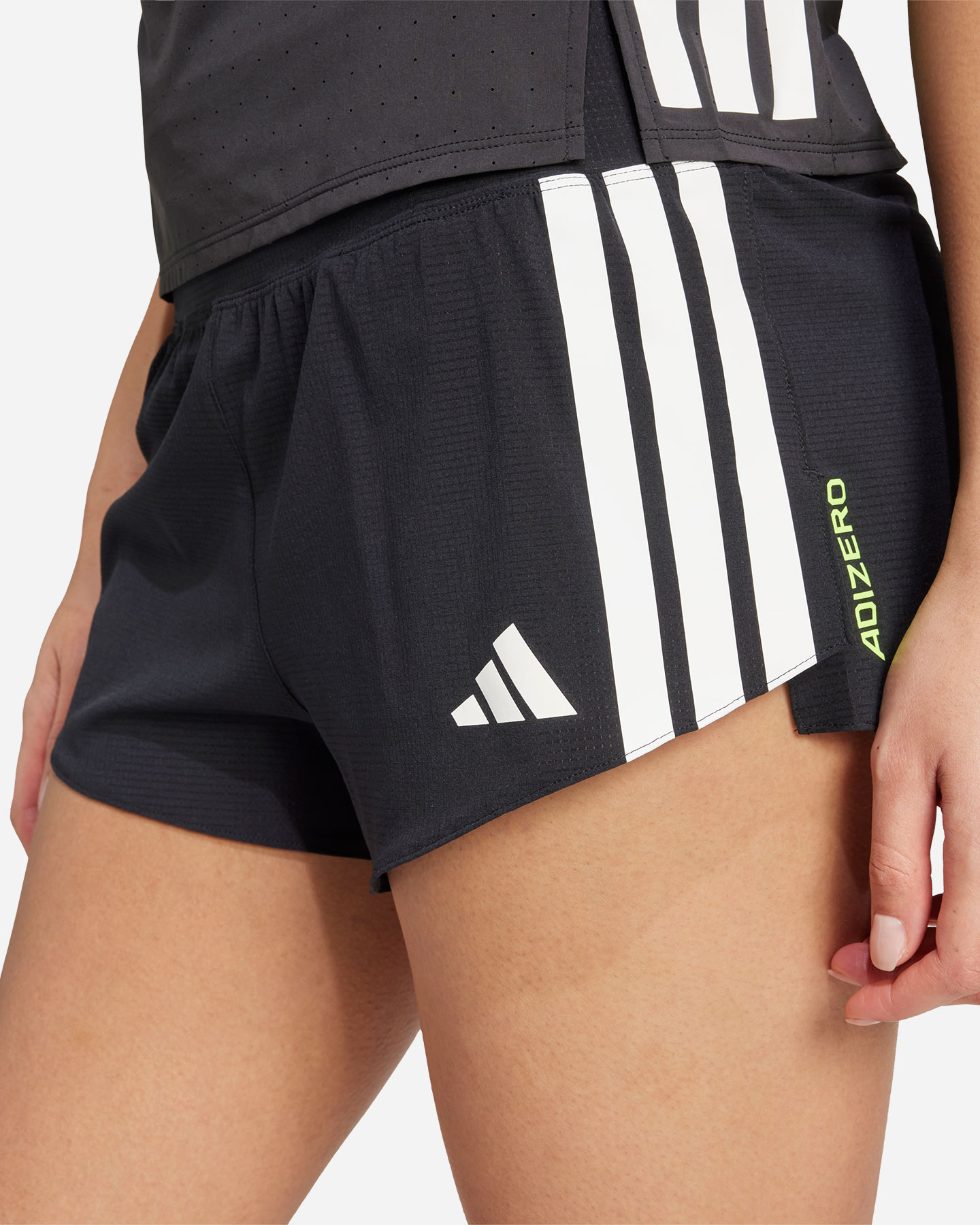 Short running ADIDAS ADIZERO GEL W - Nero - 4 | Cisalfa Sport