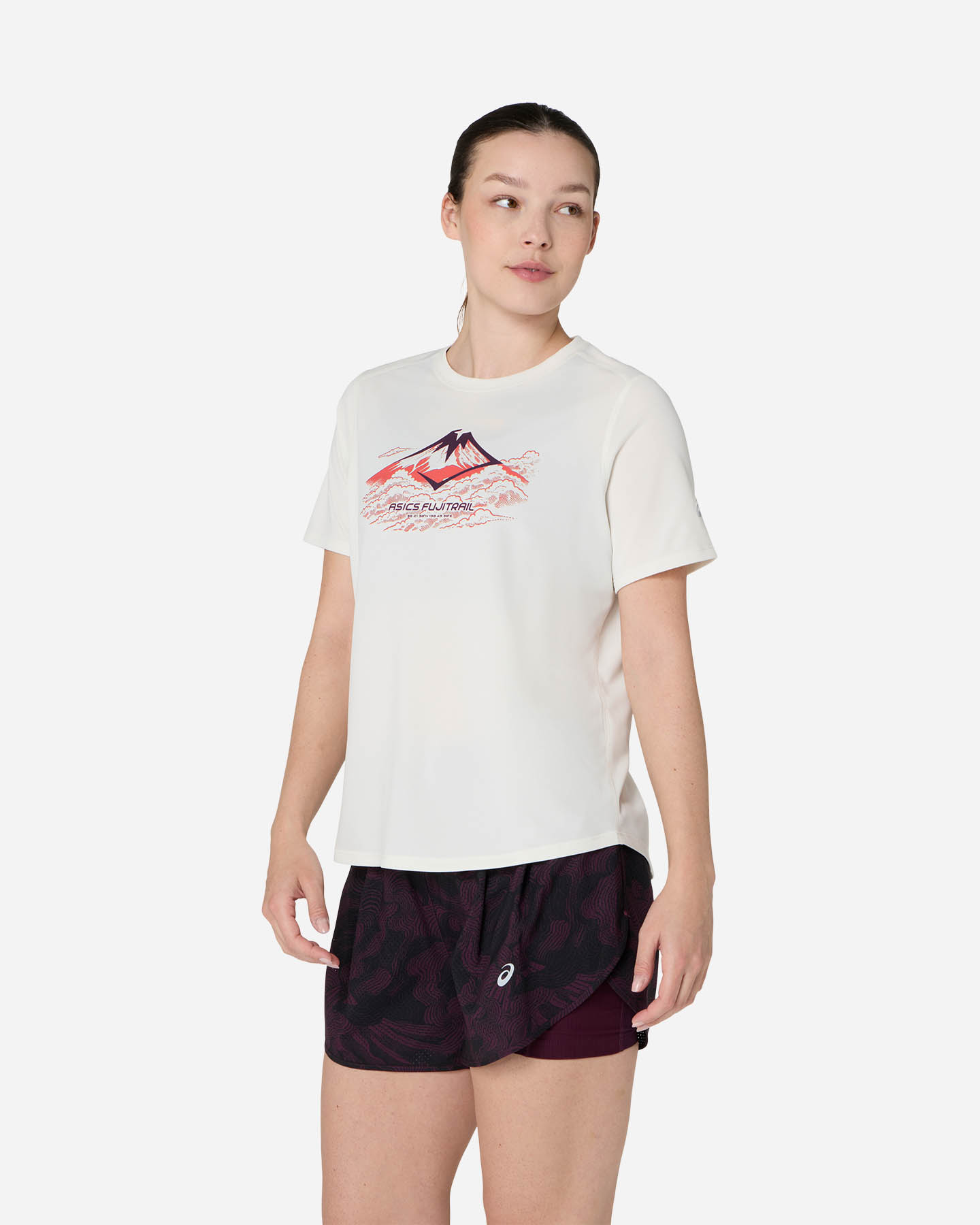 T-shirt running ASICS FUJITRAIL W - Giallo - 2 | Cisalfa Sport