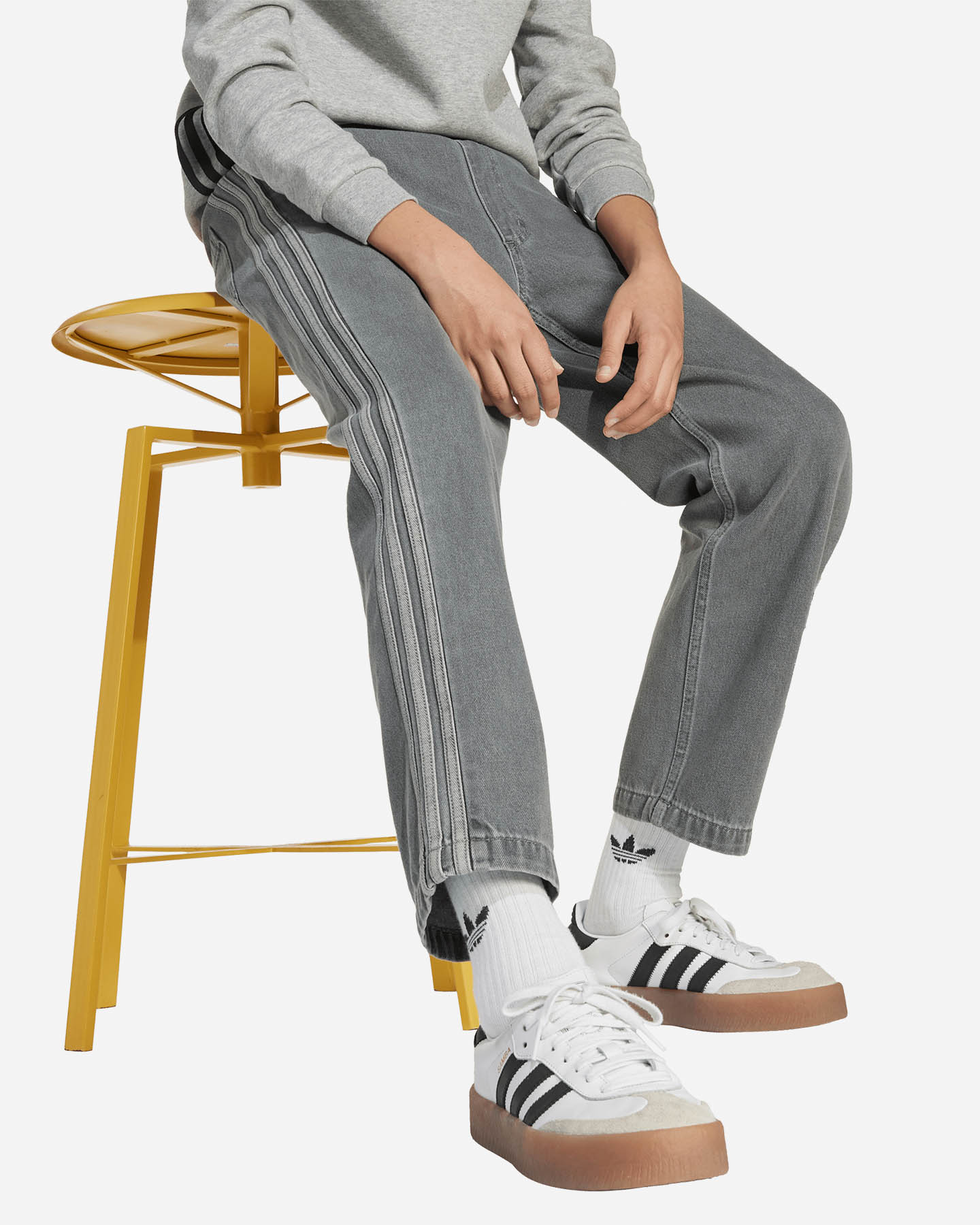 Pantalone ADIDAS O GIRL JR - Grigio - 5 | Cisalfa Sport