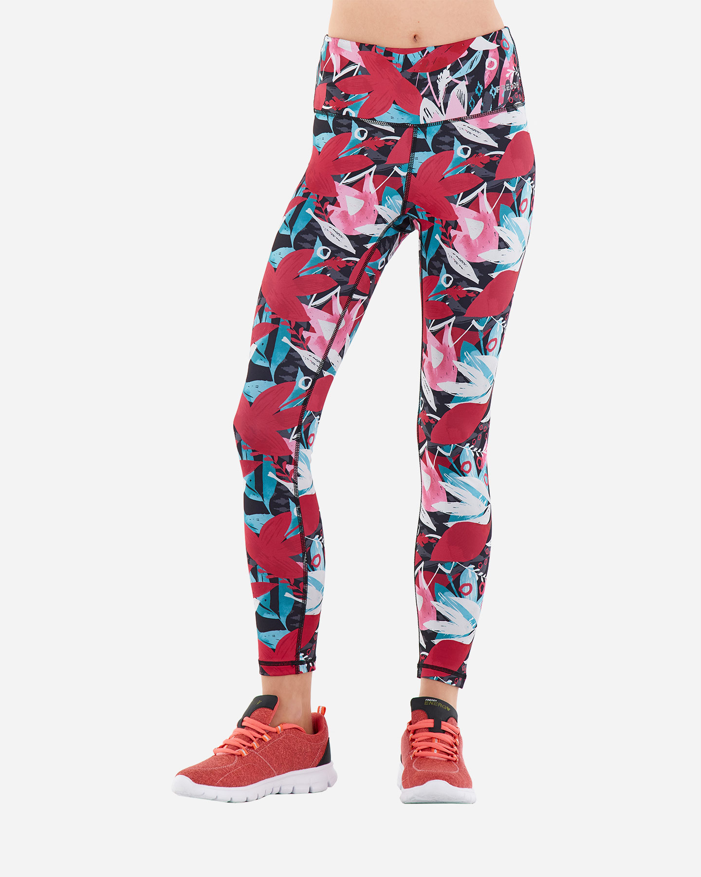 Leggings FREDDY POLY 7/8 ENERGY AOP FLOWERS W - Color mix - 2 | Cisalfa Sport