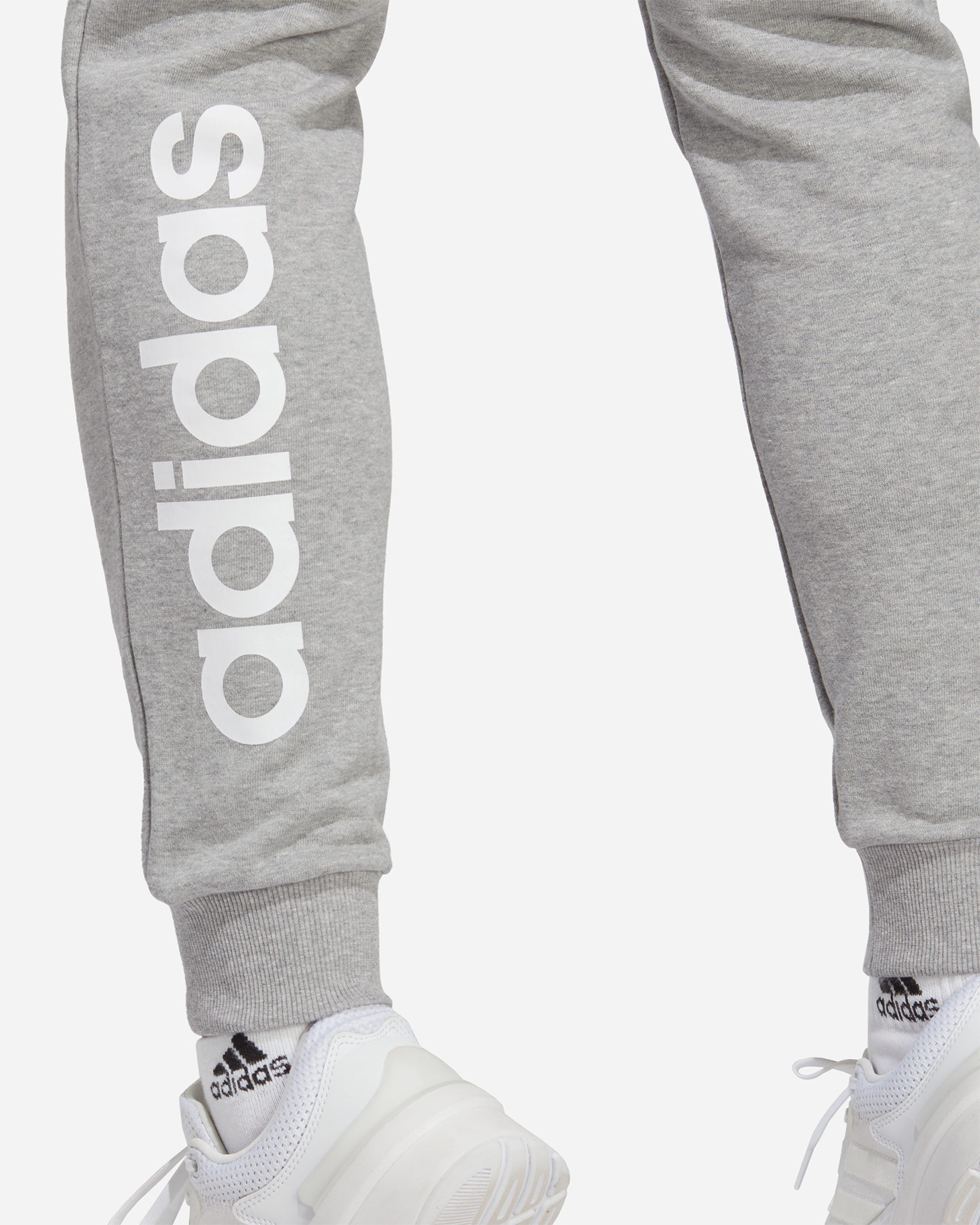 Pantalone ADIDAS LOGO LINEAR W - Grigio - 5 | Cisalfa Sport