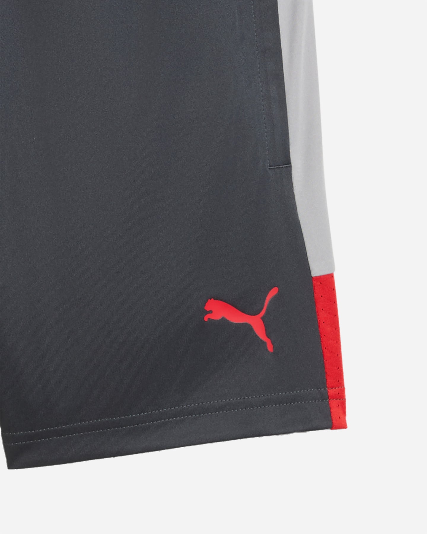 Pantaloncini calcio PUMA INDIVIDUALLIGA JR - Grigio - 2 | Cisalfa Sport