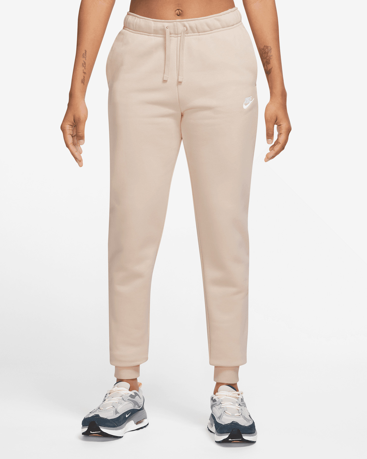 Pantalone NIKE CLUB W - Beige - 0 | Cisalfa Sport