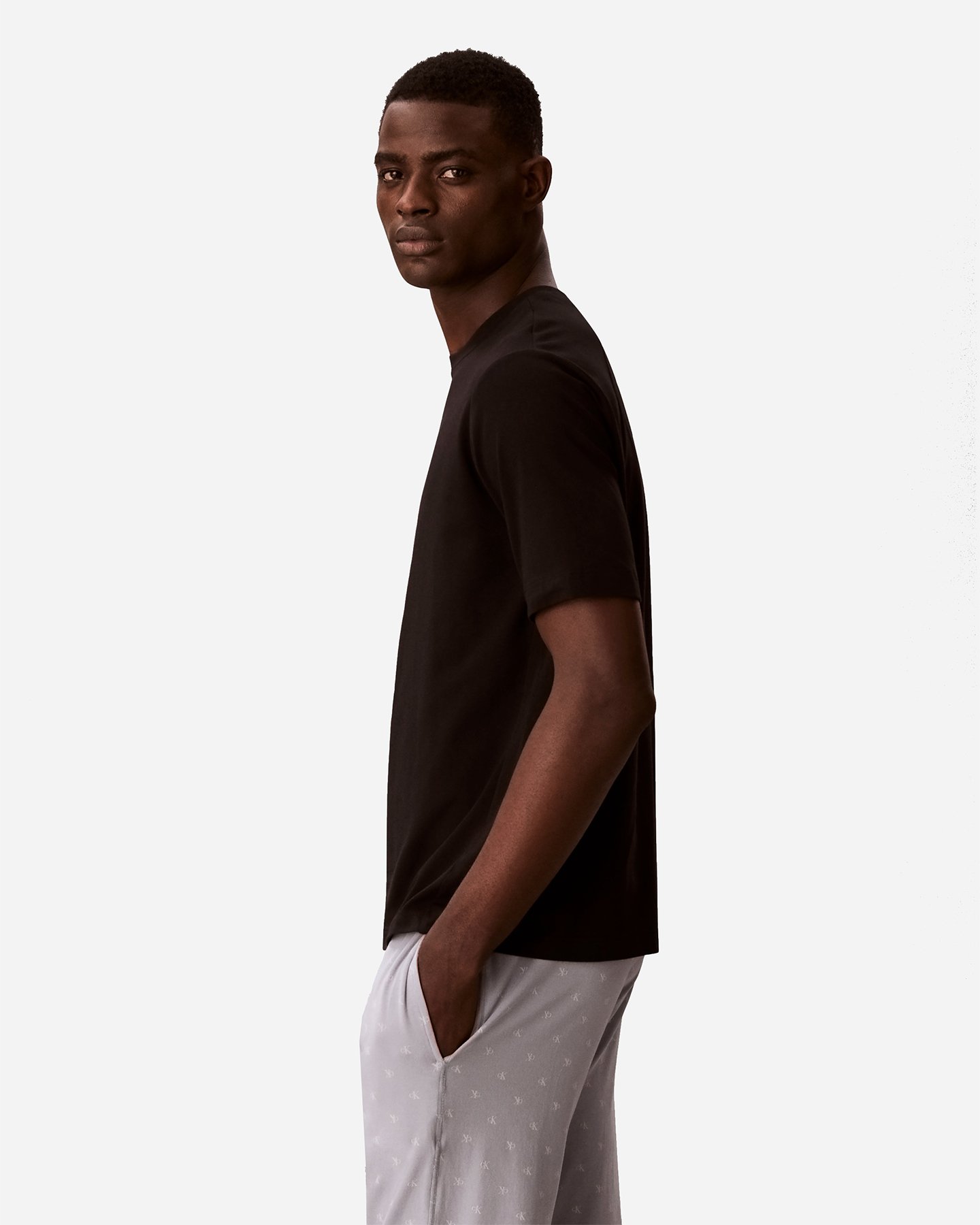 T-shirt CALVIN KLEIN JEANS SMALL LOGO M - Nero - 2 | Cisalfa Sport