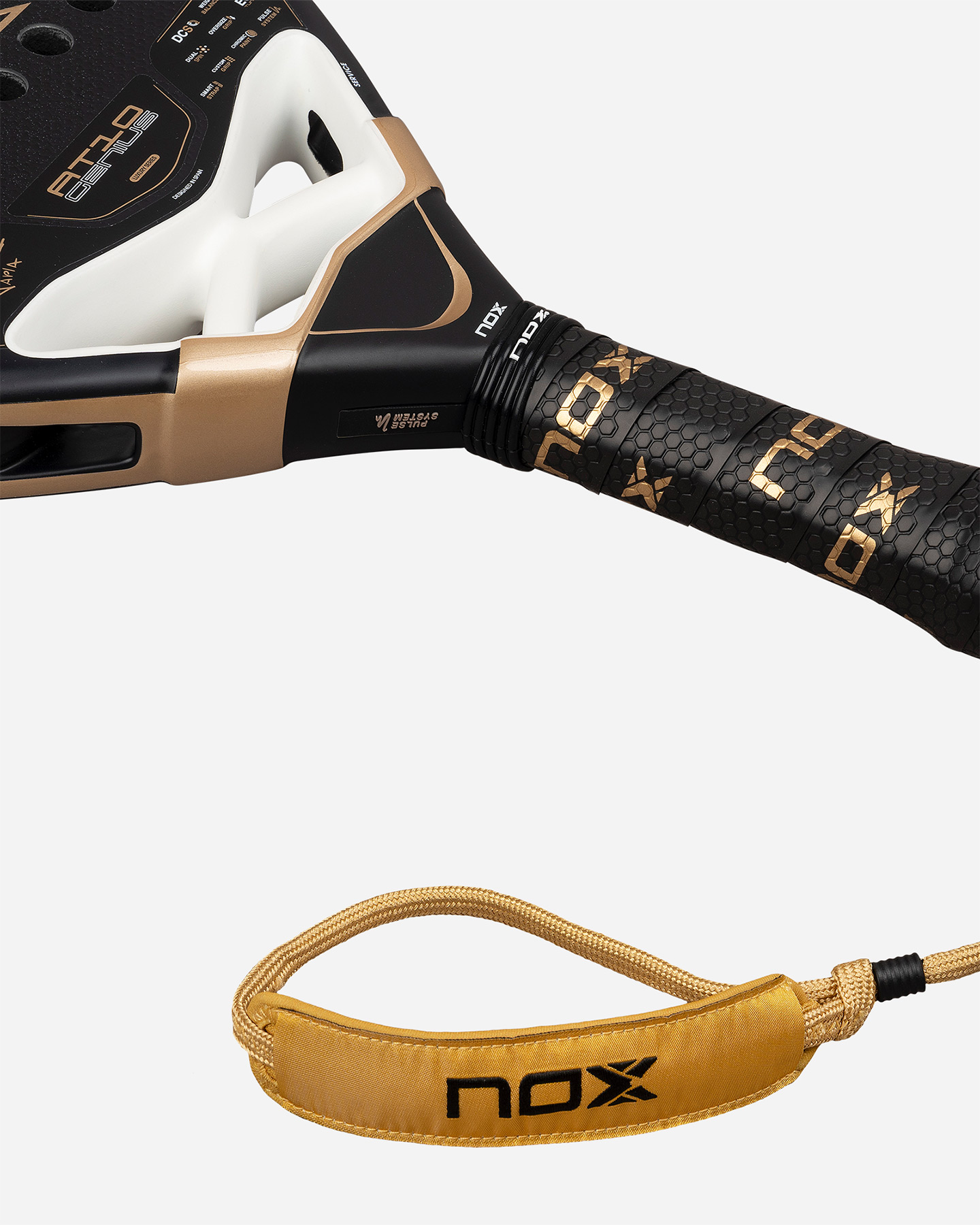 Racchetta padel performance NOX AT10 LUXURY GENIUS 18K ALUM 2026 BY AGUSTIN  - Bianco - 5 | Cisalfa Sport