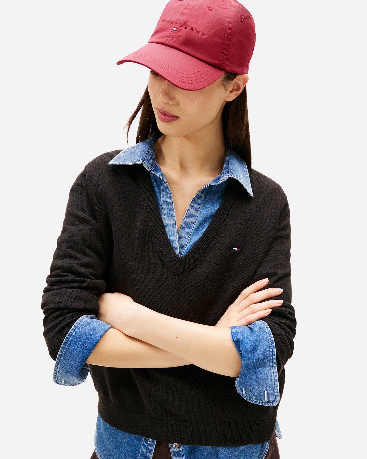 Maglione TOMMY HILFIGER ESSENTIAL W - Nero - 4 | Cisalfa Sport