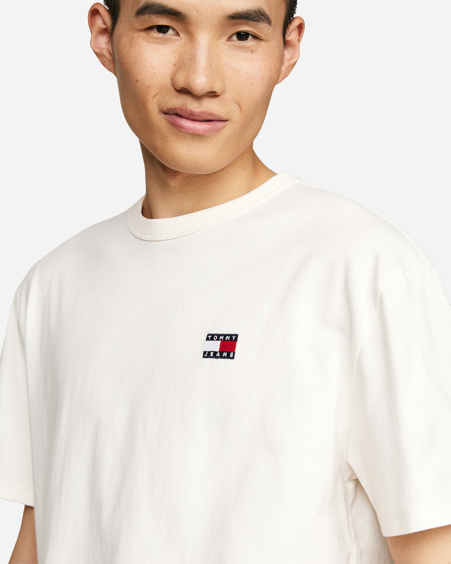 T-shirt TOMMY HILFIGER BADGE M - Bianco - 3 | Cisalfa Sport