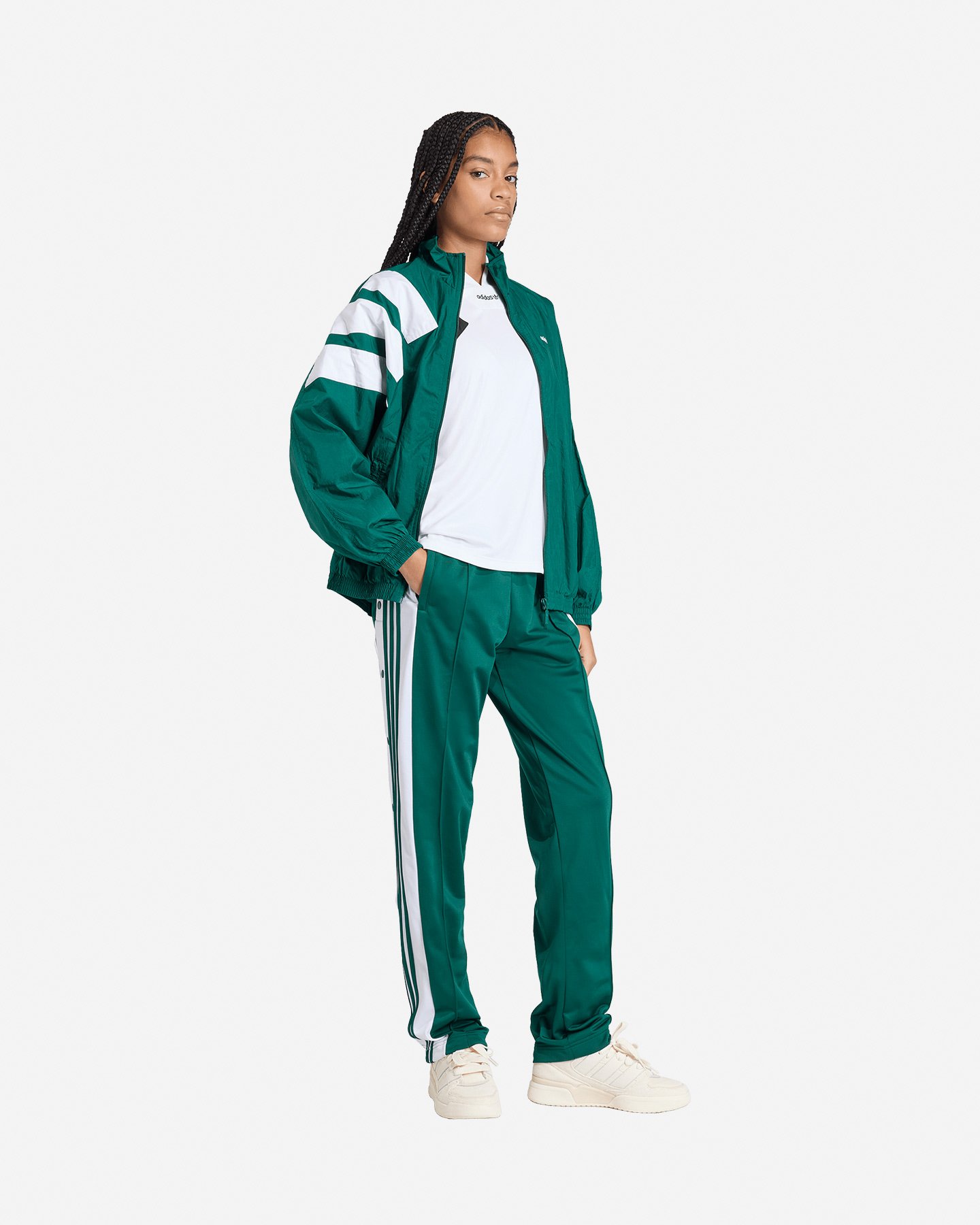 Pantalone ADIDAS ADIBREAK W - Verde - 3 | Cisalfa Sport