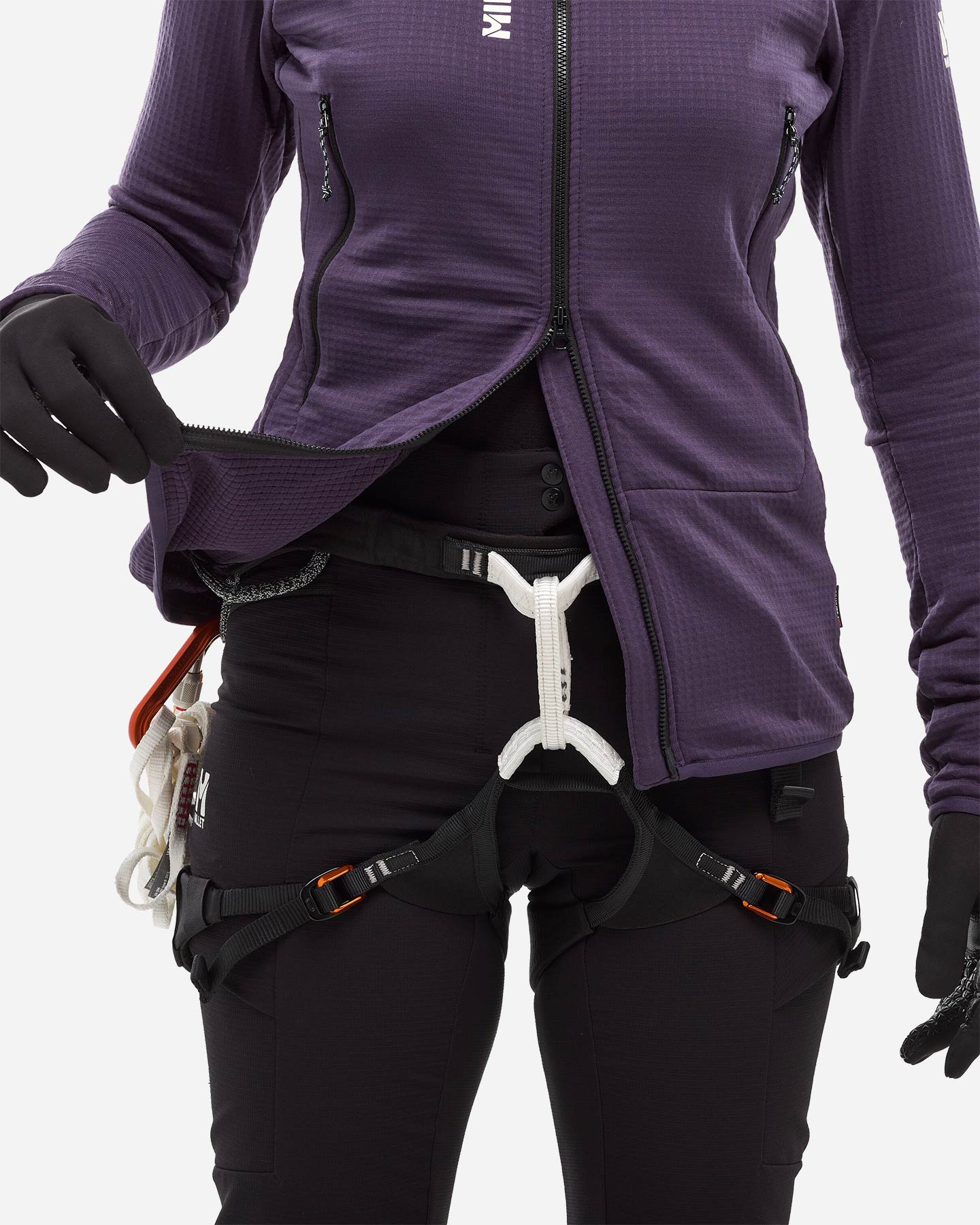 Pile MILLET FUSION GRID W - Viola - 3 | Cisalfa Sport