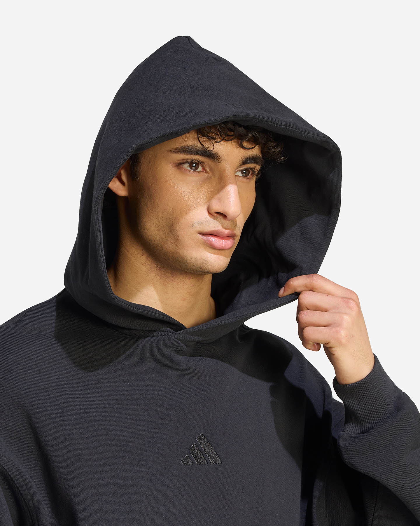 Felpa ADIDAS KIT SMALL LOGO M - Nero - 4 | Cisalfa Sport