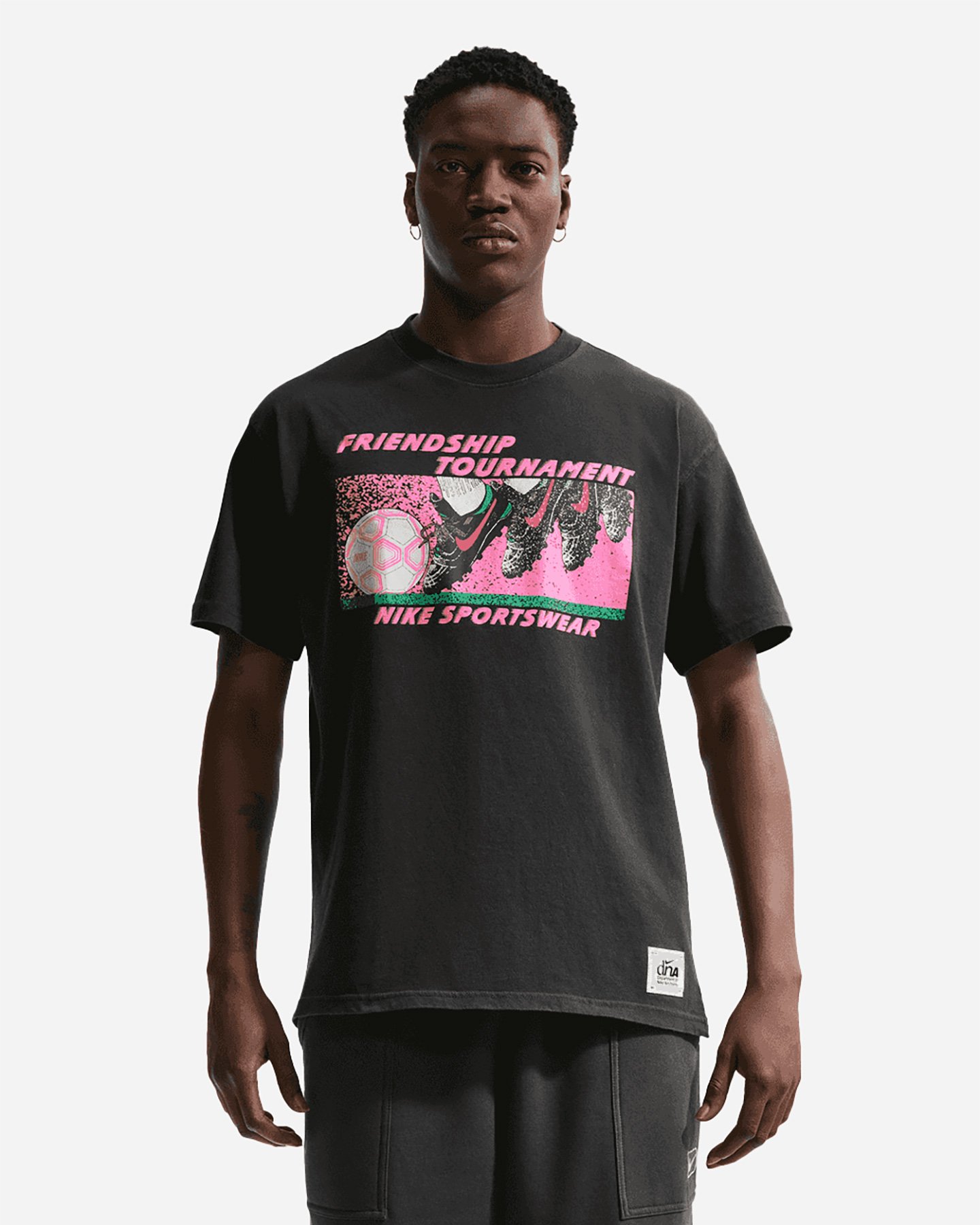 Football Front Gfx M - T-shirt - Uomo - Grigio