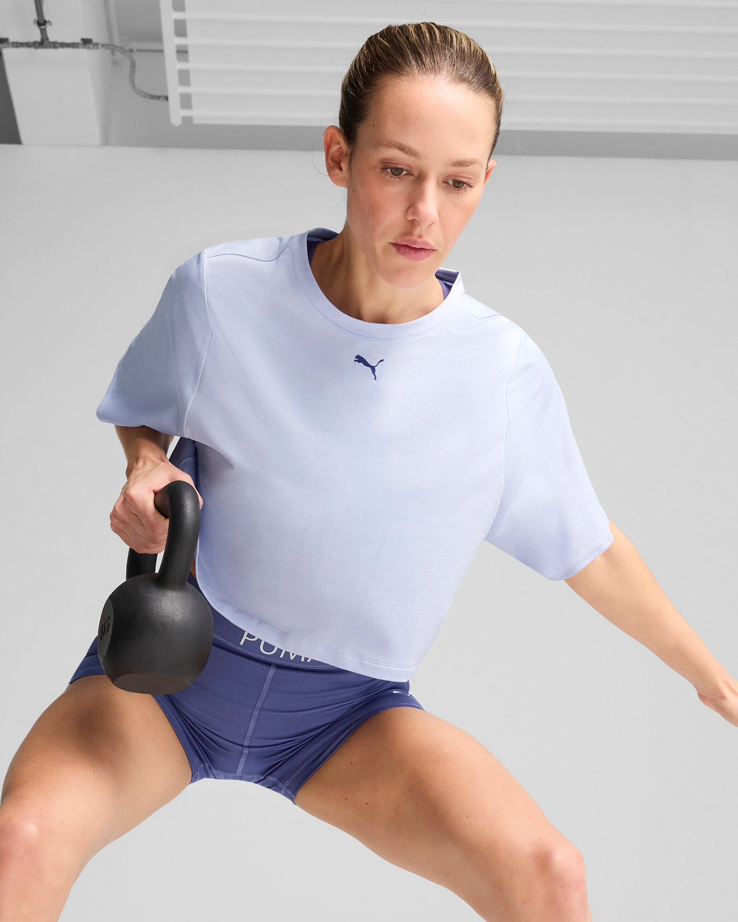 T-shirt training PUMA CLOUDSPUN W - Bianco - 2 | Cisalfa Sport