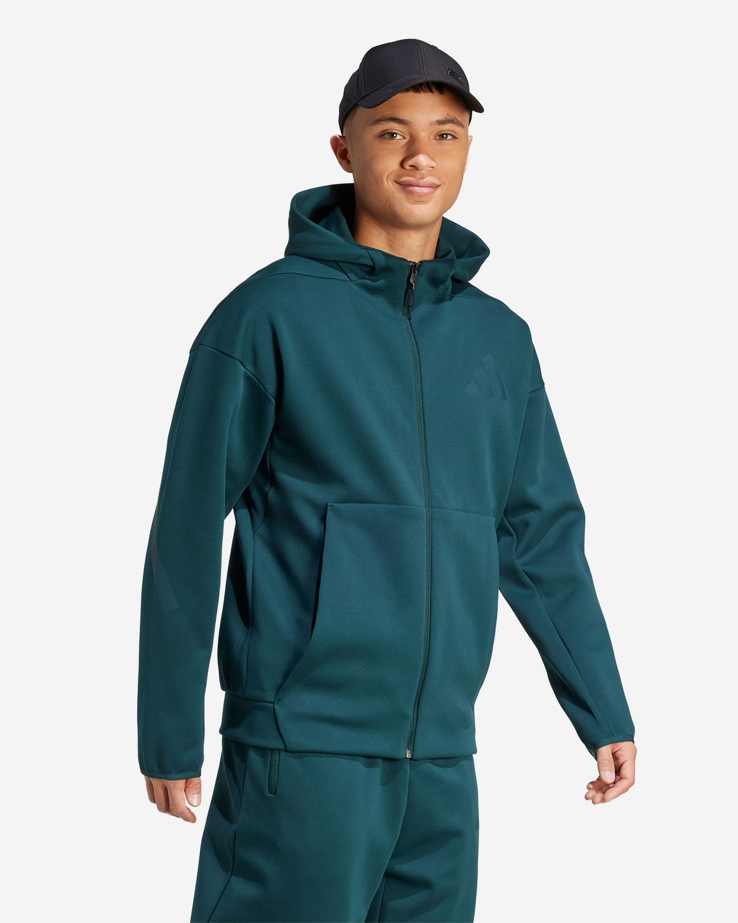 Felpa ADIDAS Z.N.E. M - Verde - 3 | Cisalfa Sport