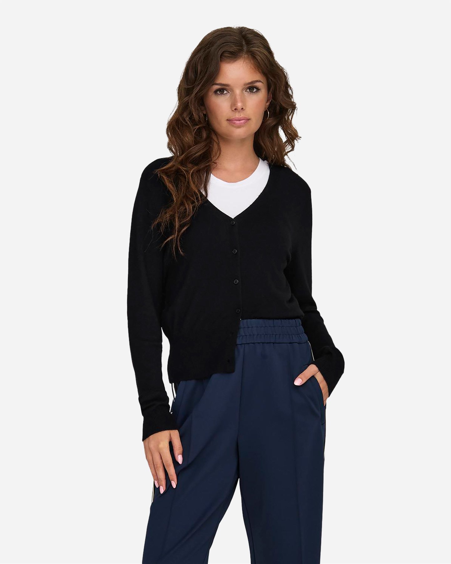 Cardigan ONLY VENICE BASIC W - Nero - 2 | Cisalfa Sport