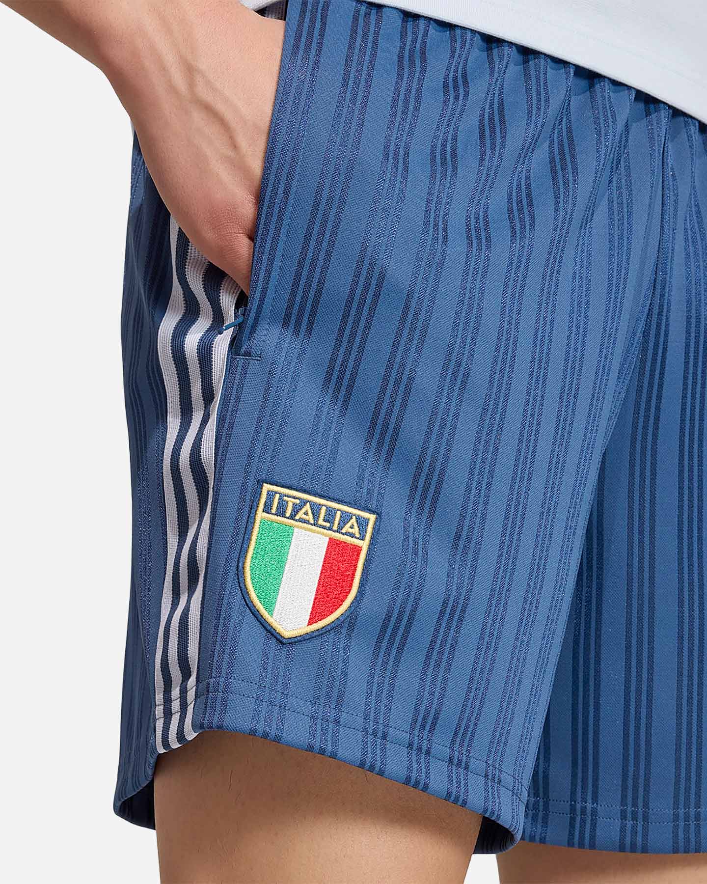 Pantaloncini ADIDAS ITALIA ORIGINALS M - Azzurro - 3 | Cisalfa Sport