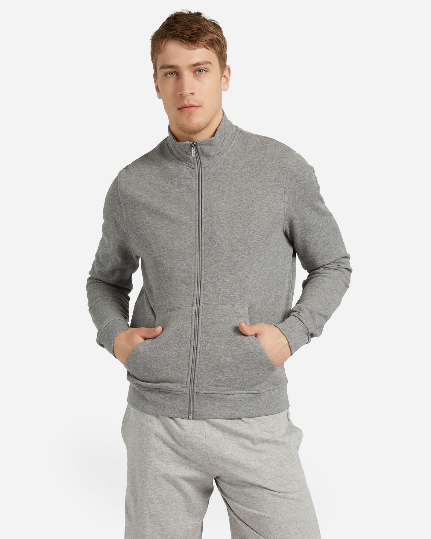 Felpa ABC TRACK FULLZIP M - Grigio - 0 | Cisalfa Sport