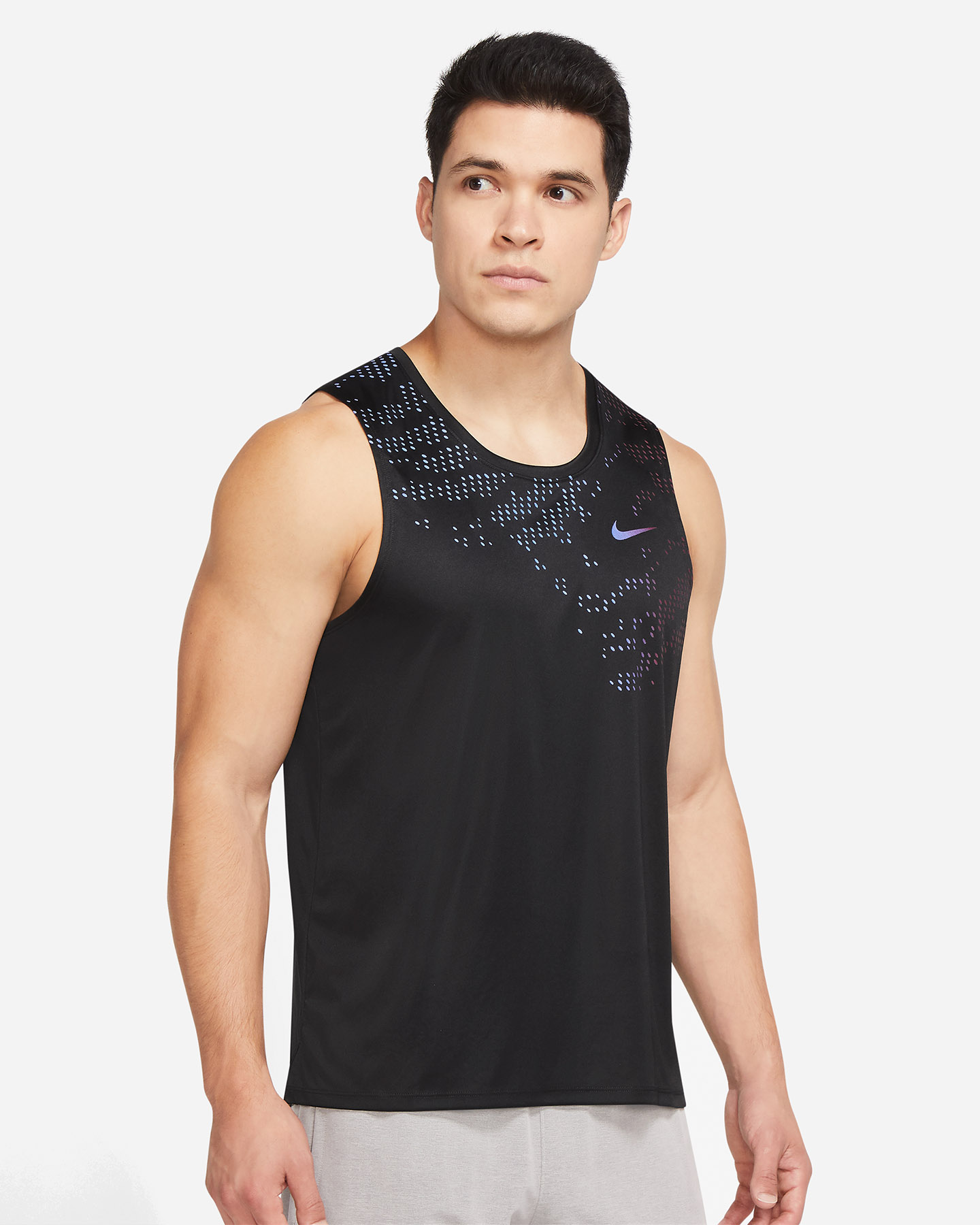 Canotta running NIKE DRI FIT UV RUN DIVISION MILER M - 0 | Cisalfa Sport
