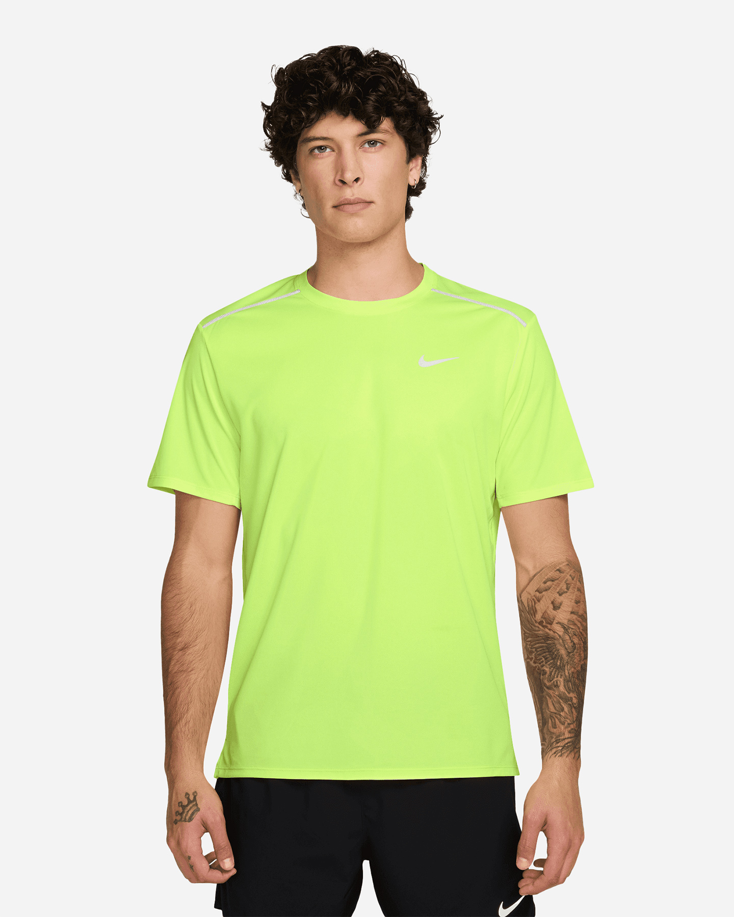 Nike Miler M - T-shirt Running - Uomo - Giallo