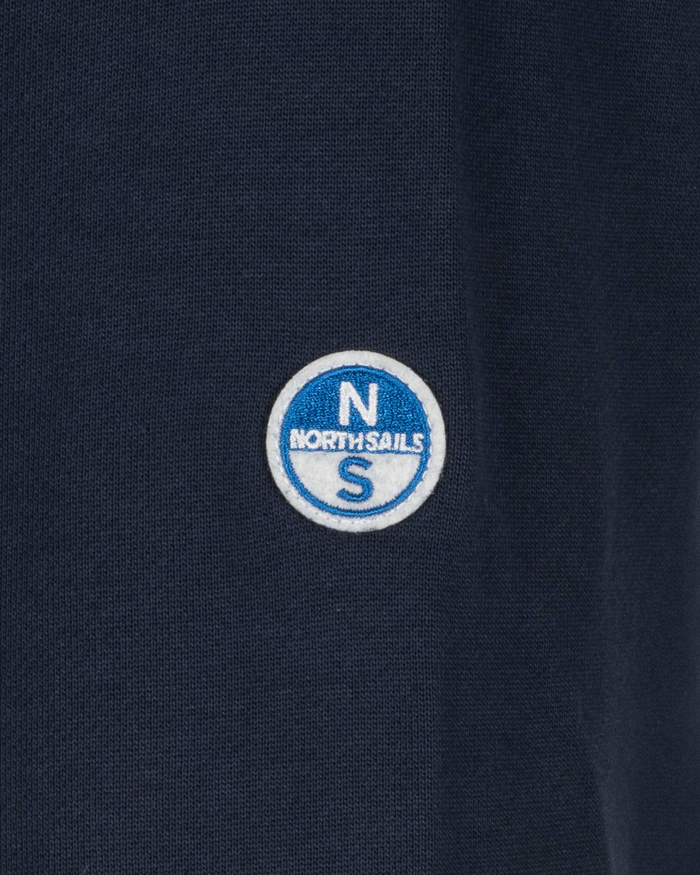 Felpa NORTH SAILS SMALL PATCH M - Blu Navy - 2 | Cisalfa Sport