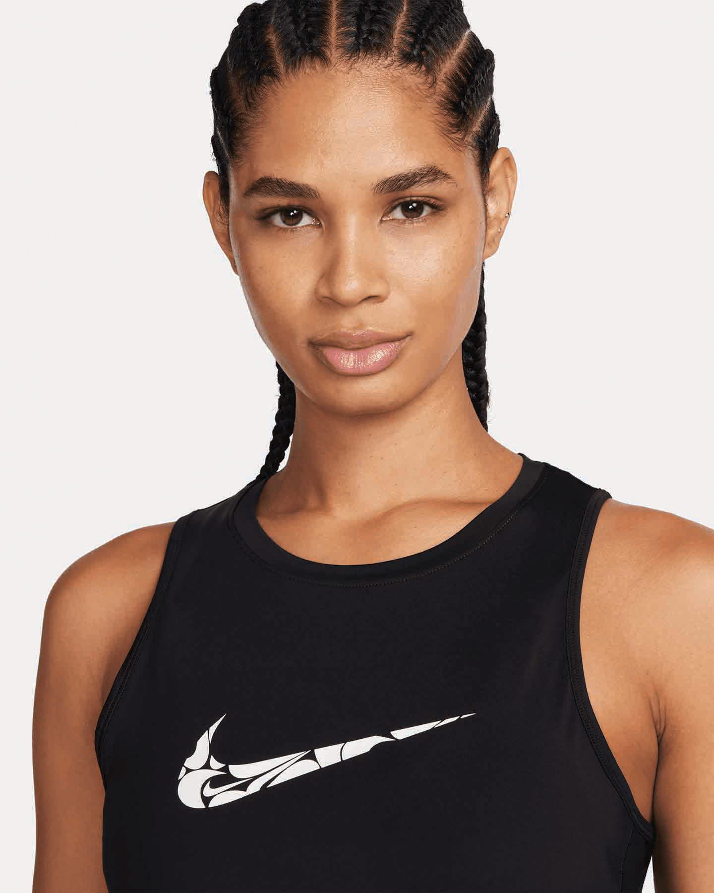 Canotta running NIKE SWOOSH W - Nero - 2 | Cisalfa Sport