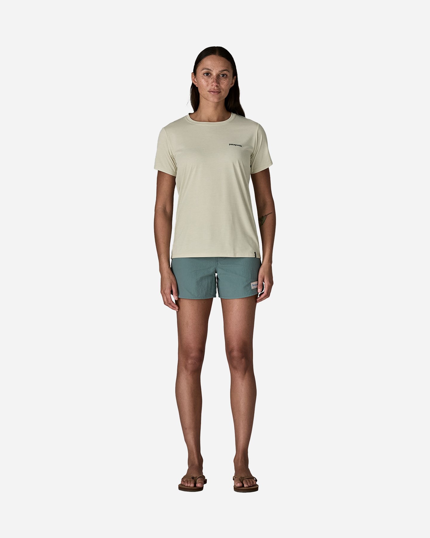 T-shirt PATAGONIA CAPILENE COOL DAILY LOGO W - Bianco - 2 | Cisalfa Sport