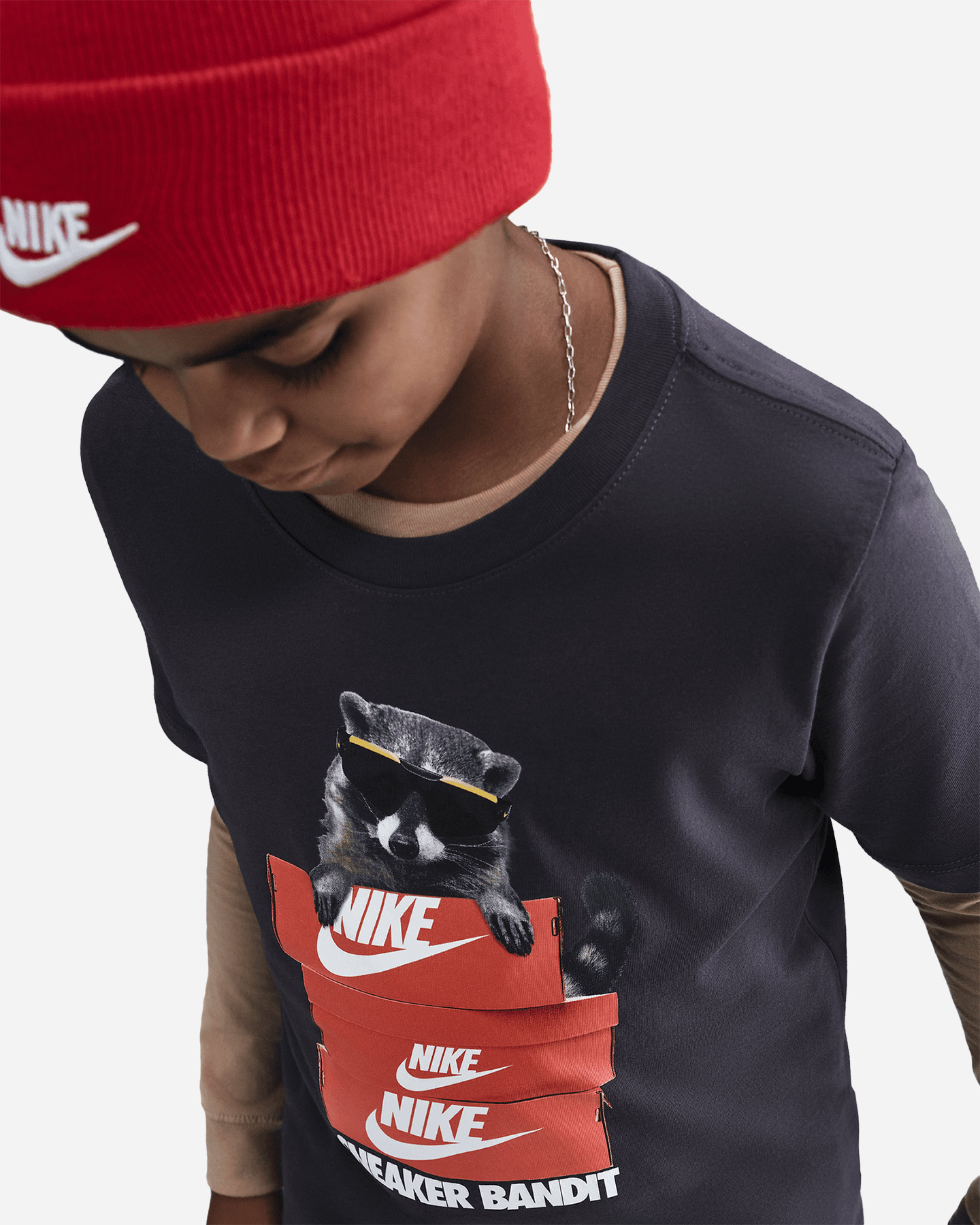 T-shirt NIKE ANIMAL CAVE JR - Antracite - 4 | Cisalfa Sport