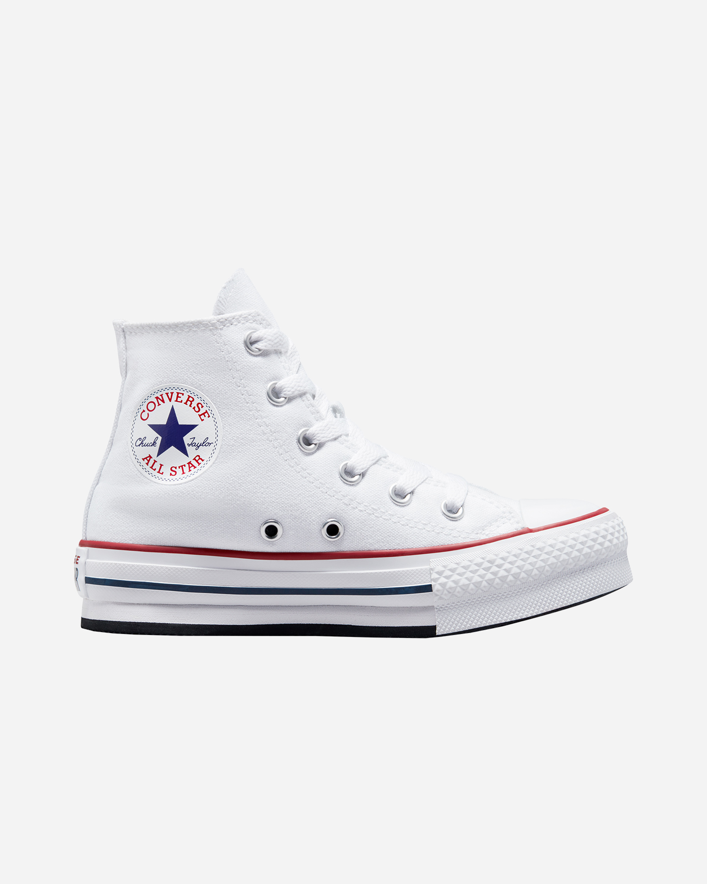Scarpe sneakers CONVERSE CHUCK TAYLOR ALL STAR HIGH EVA LIFT PS JR - Bianco - 0 | Cisalfa Sport