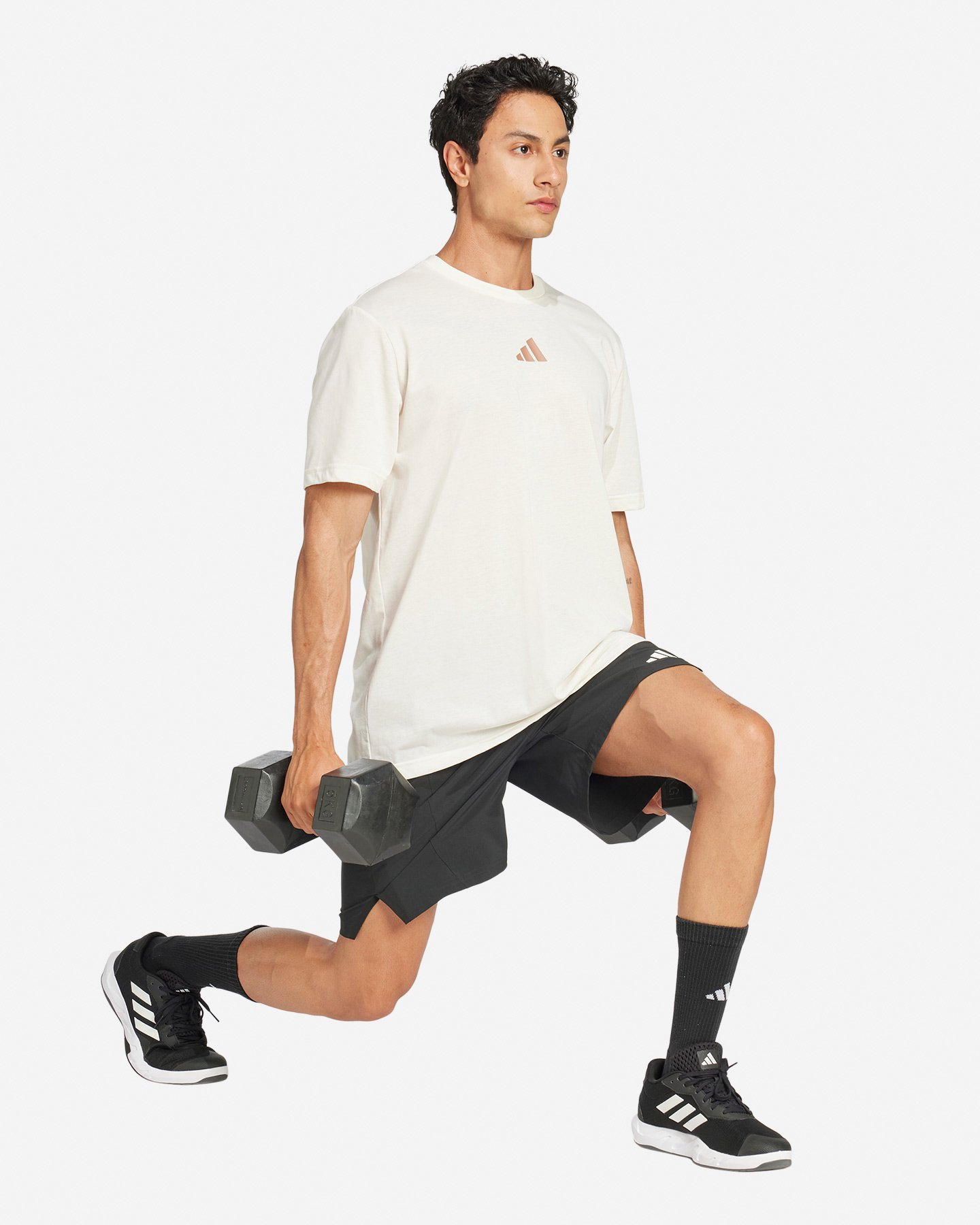 T-shirt training ADIDAS STRENGHT M - Bianco - 5 | Cisalfa Sport