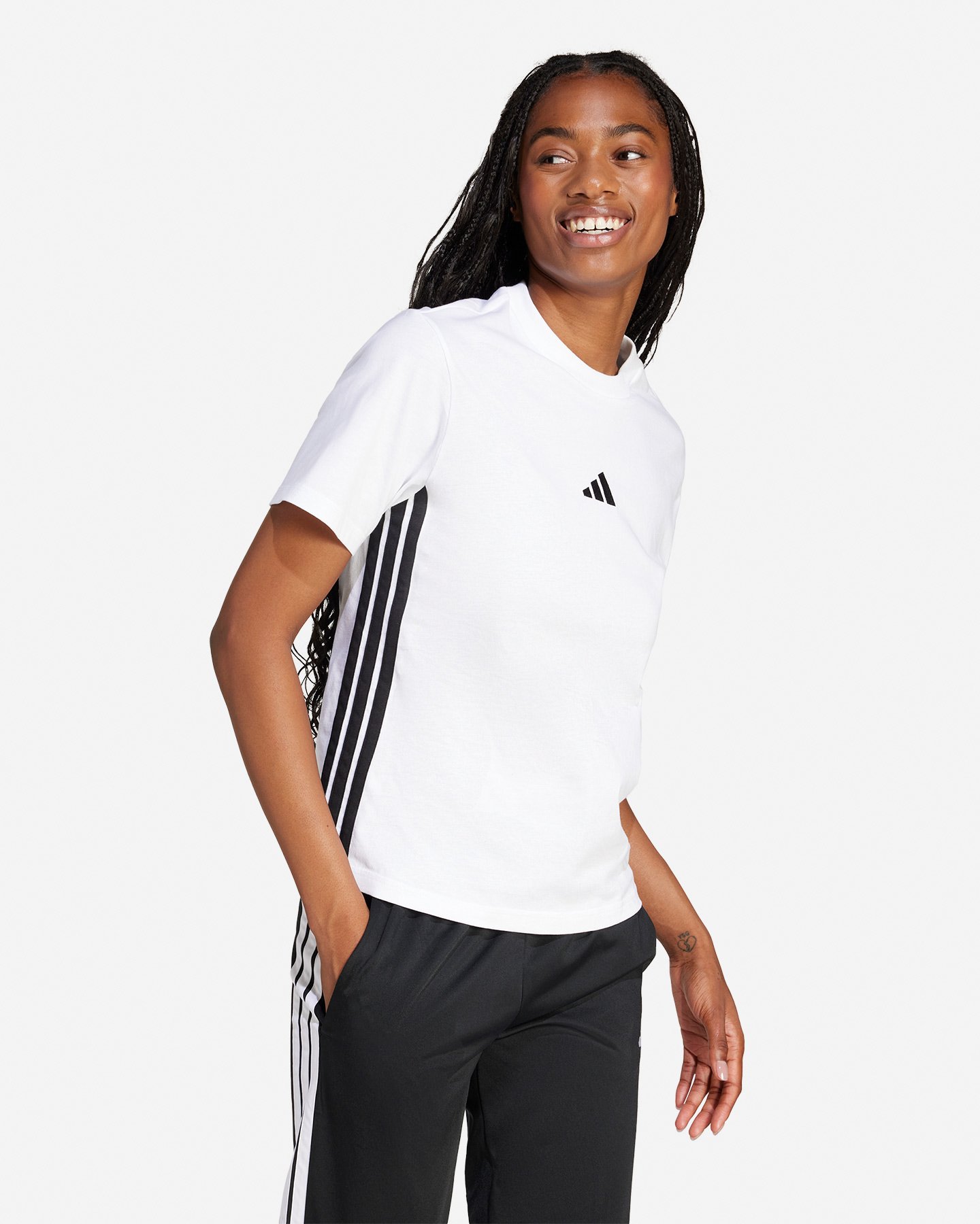T-shirt ADIDAS ESSENTIALS W - Bianco - 3 | Cisalfa Sport