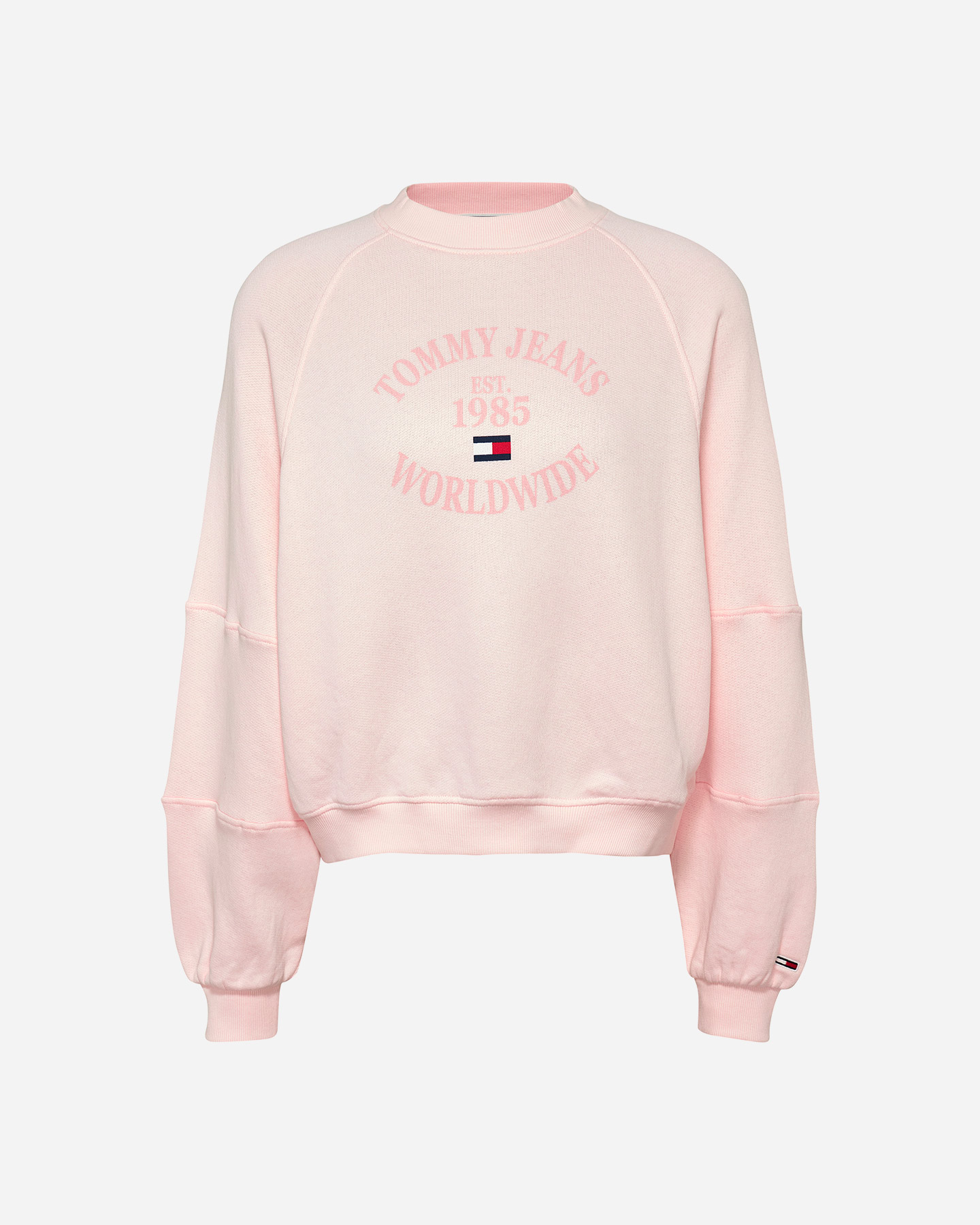 Felpa TOMMY HILFIGER RELAXEDORLDWIDE W - Rosa - 0 | Cisalfa Sport