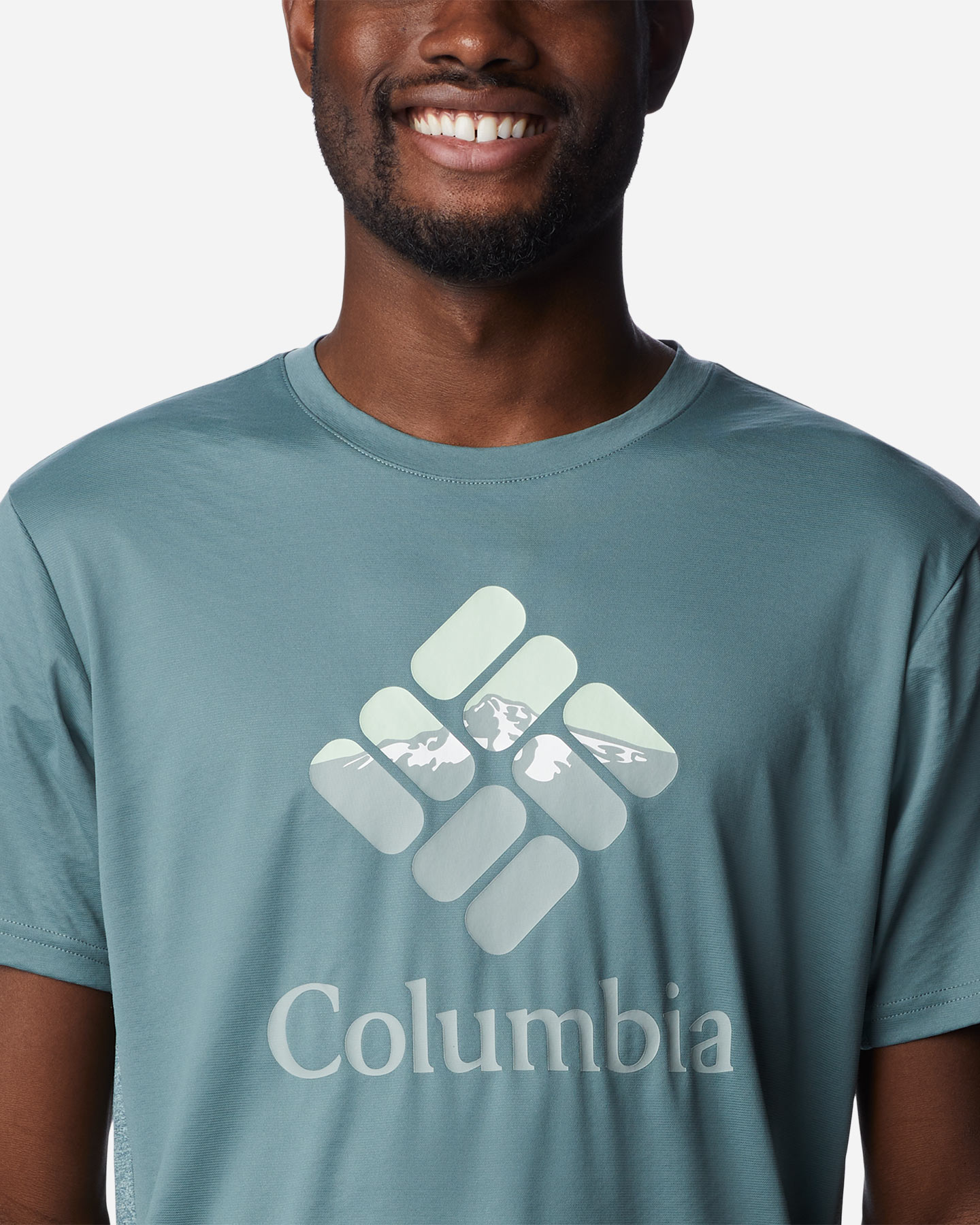 T-shirt COLUMBIA ZERO ICE CIRRO-COOL M - Verde - 3 | Cisalfa Sport