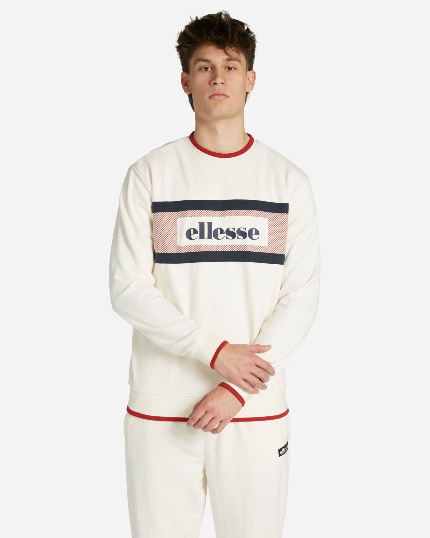 Ellesse Felpa Zip Uomo Mod. EHM252 CAPPUCCIO 858 Blu