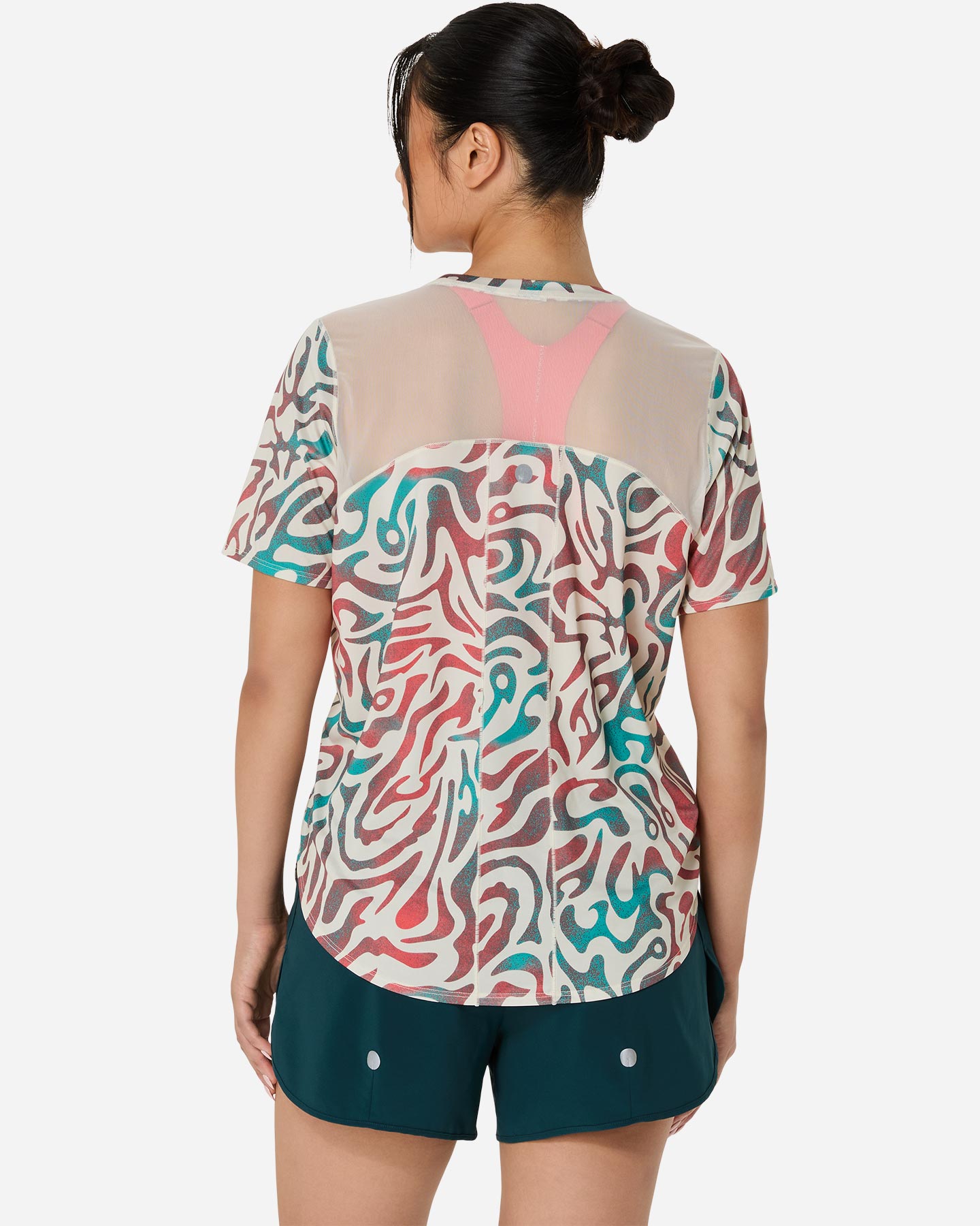 T-shirt running ASICS ROAD ALL OVER PRINT W - Color mix - 2 | Cisalfa Sport