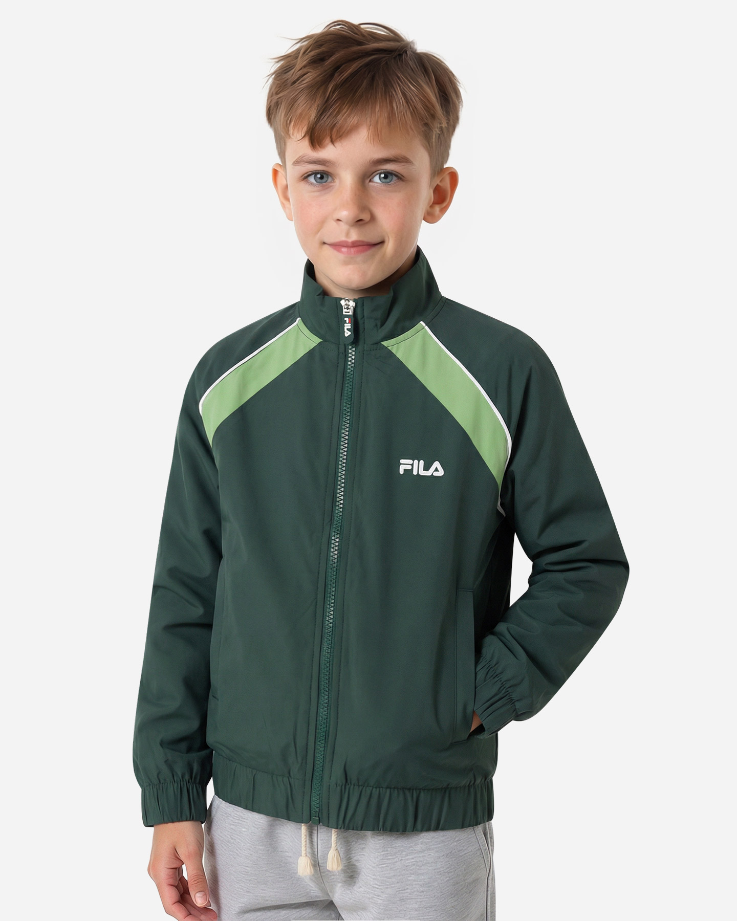 Felpa FILA CONTEMPORARY STREET STYLE JR - Verde - 2 | Cisalfa Sport