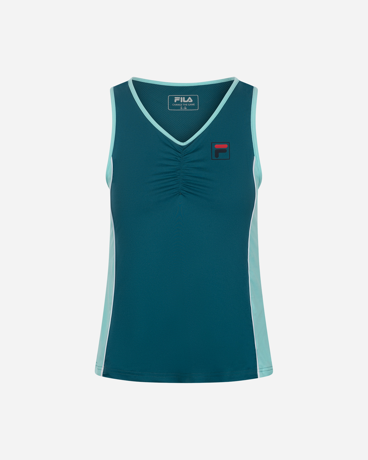 T-shirt tennis FILA COURT LINE W - Verde - 0 | Cisalfa Sport